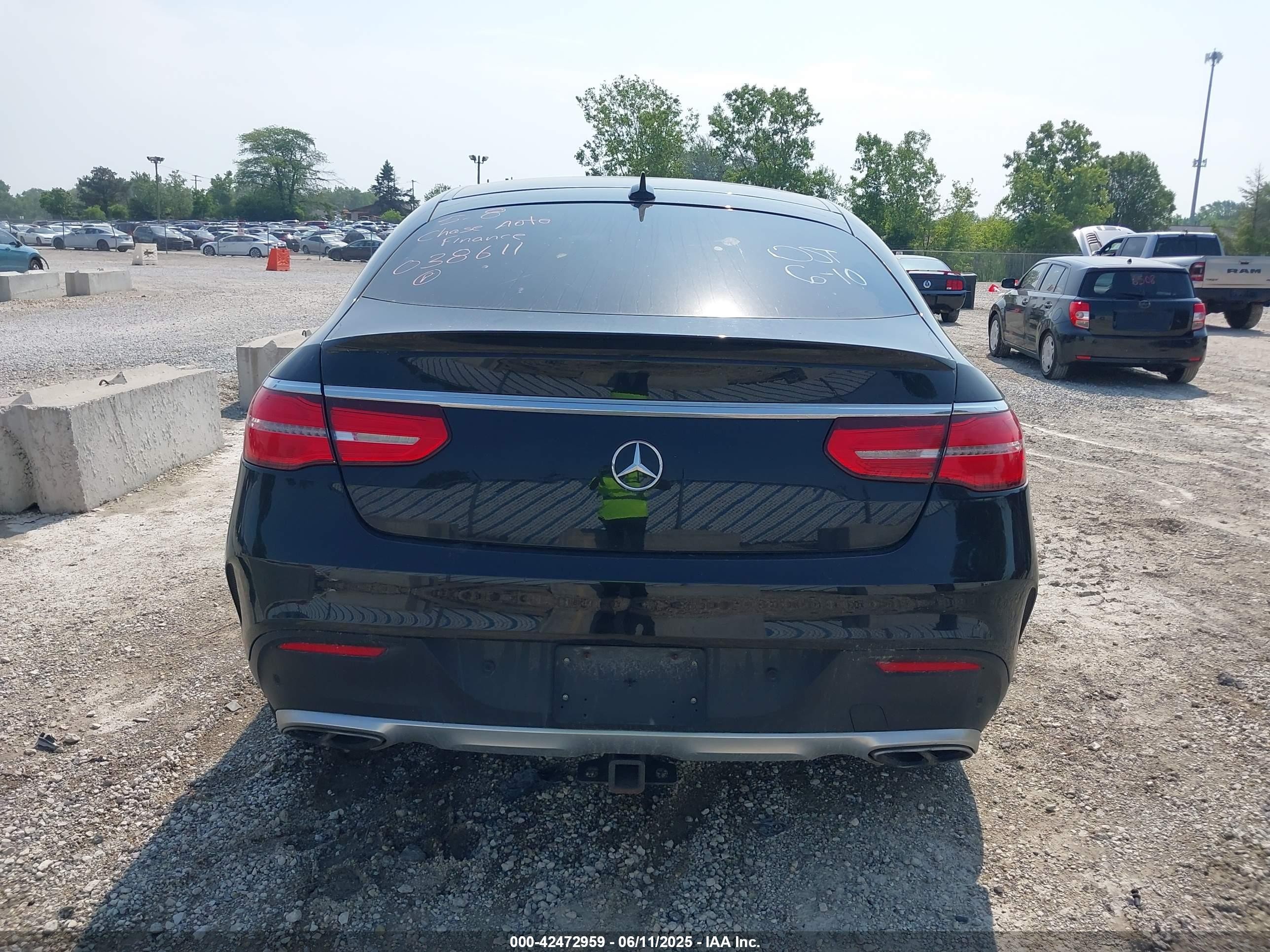 2016 Mercedes-benz Gle 450 Amg Coupe 4matic Black vin: 4JGED6EB9GA038611