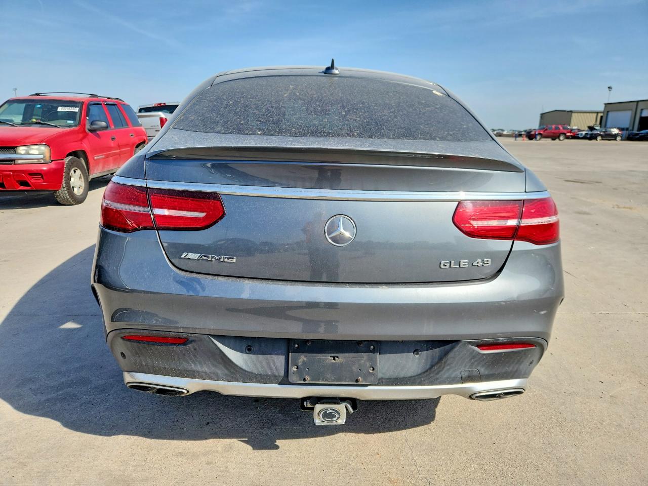 2017 Mercedes-benz Gle Coupe 43 Amg Серый vin: 4JGED6EB9HA065194