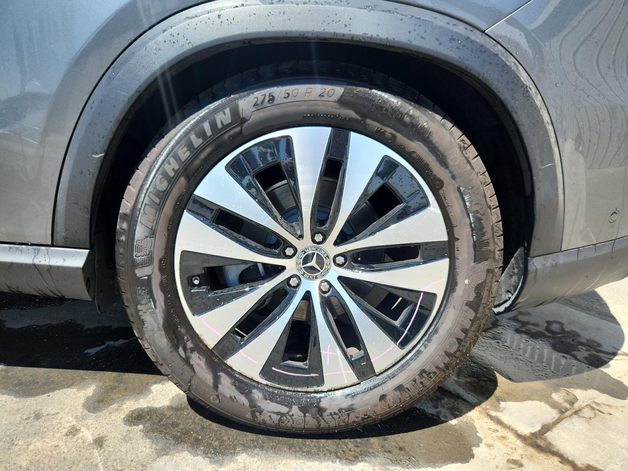 2026 Mercedes-benz Gle 350 Gray vin: 4JGFB4EB1TB593961 Damage: Left Rear Wheel, Curb Rash, > 12 Inches