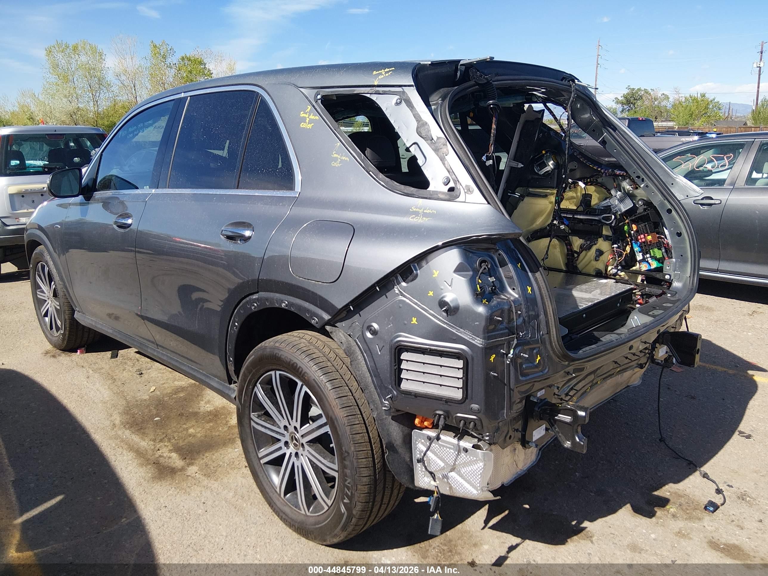 2025 Mercedes-benz Gle 450e 4matic Gray vin: 4JGFB4GB4SB383513