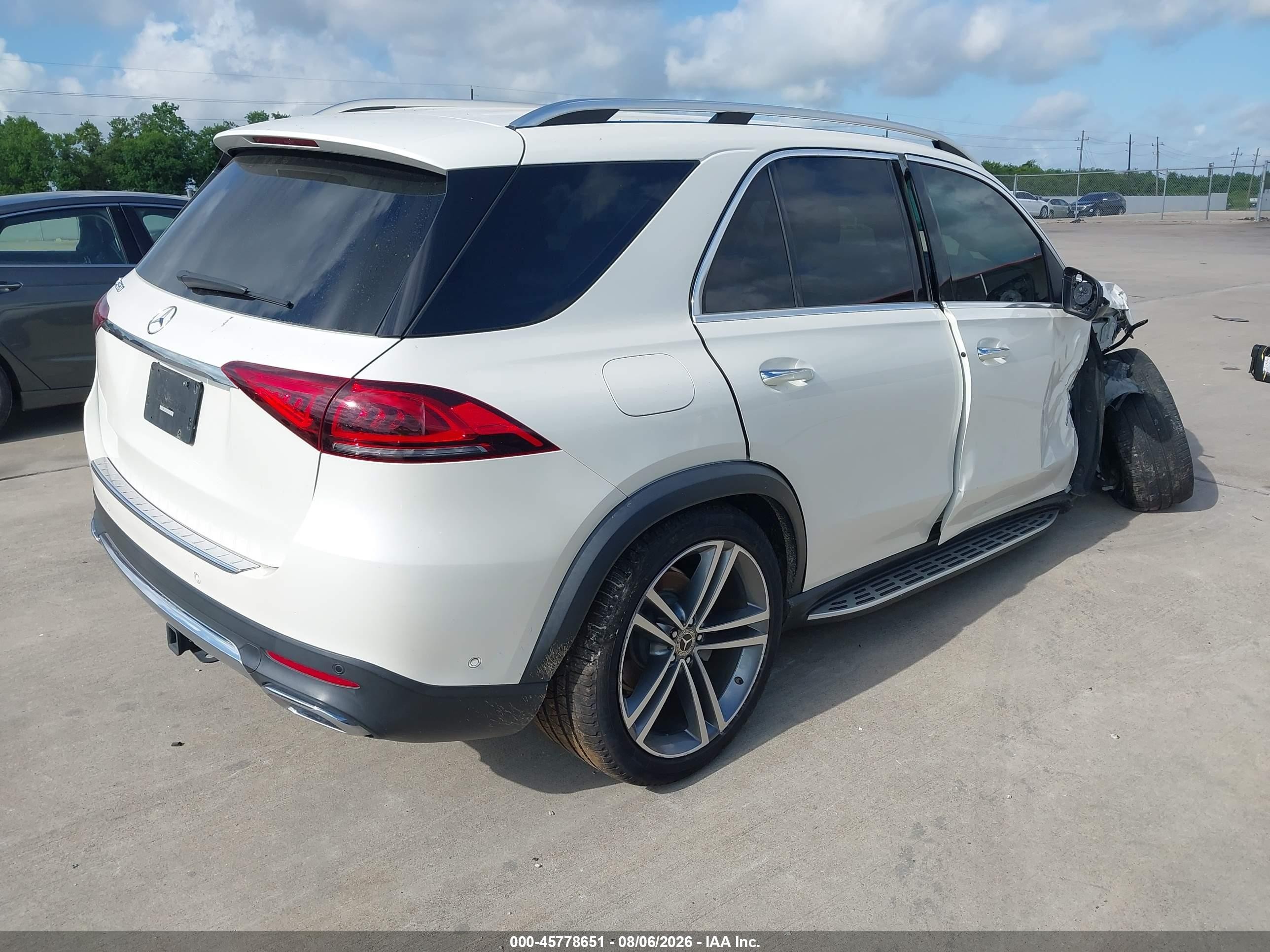 2020 Mercedes-benz Gle 350 White vin: 4JGFB4JB0LA225993