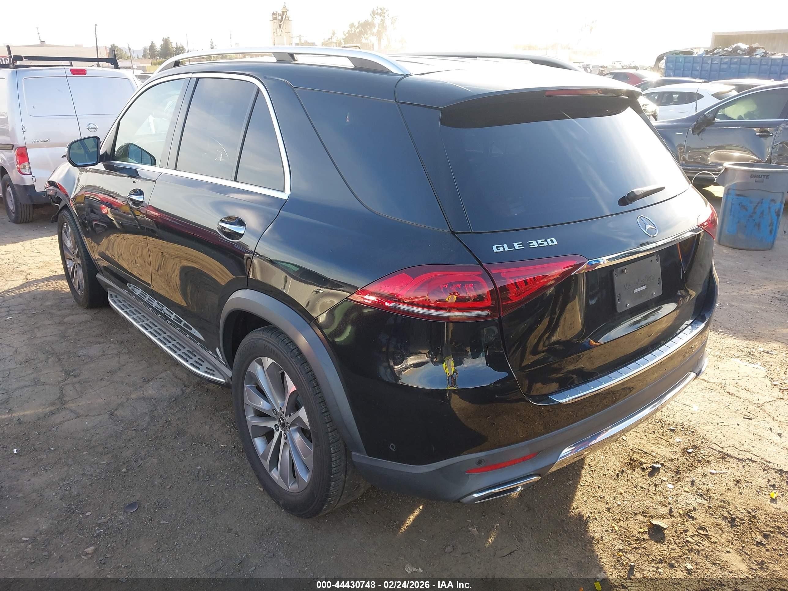 2020 Mercedes-benz Gle 350 Black vin: 4JGFB4JB1LA143190