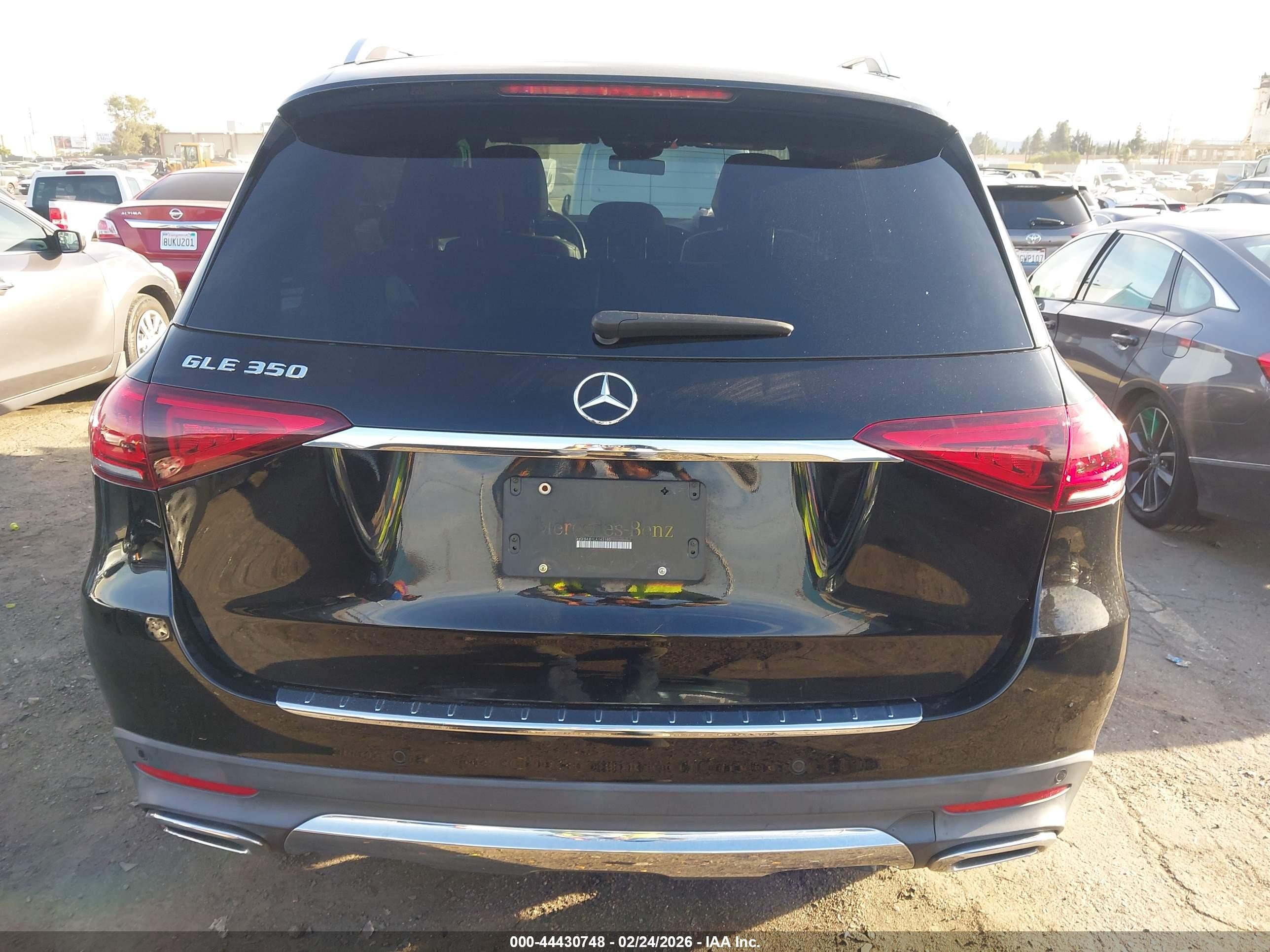 2020 Mercedes-benz Gle 350 Black vin: 4JGFB4JB1LA143190