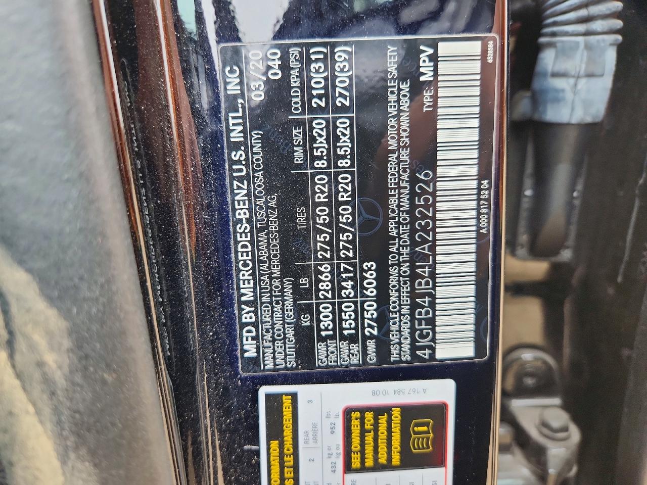 2020 Mercedes-benz Gle 350 Black vin: 4JGFB4JB4LA232526