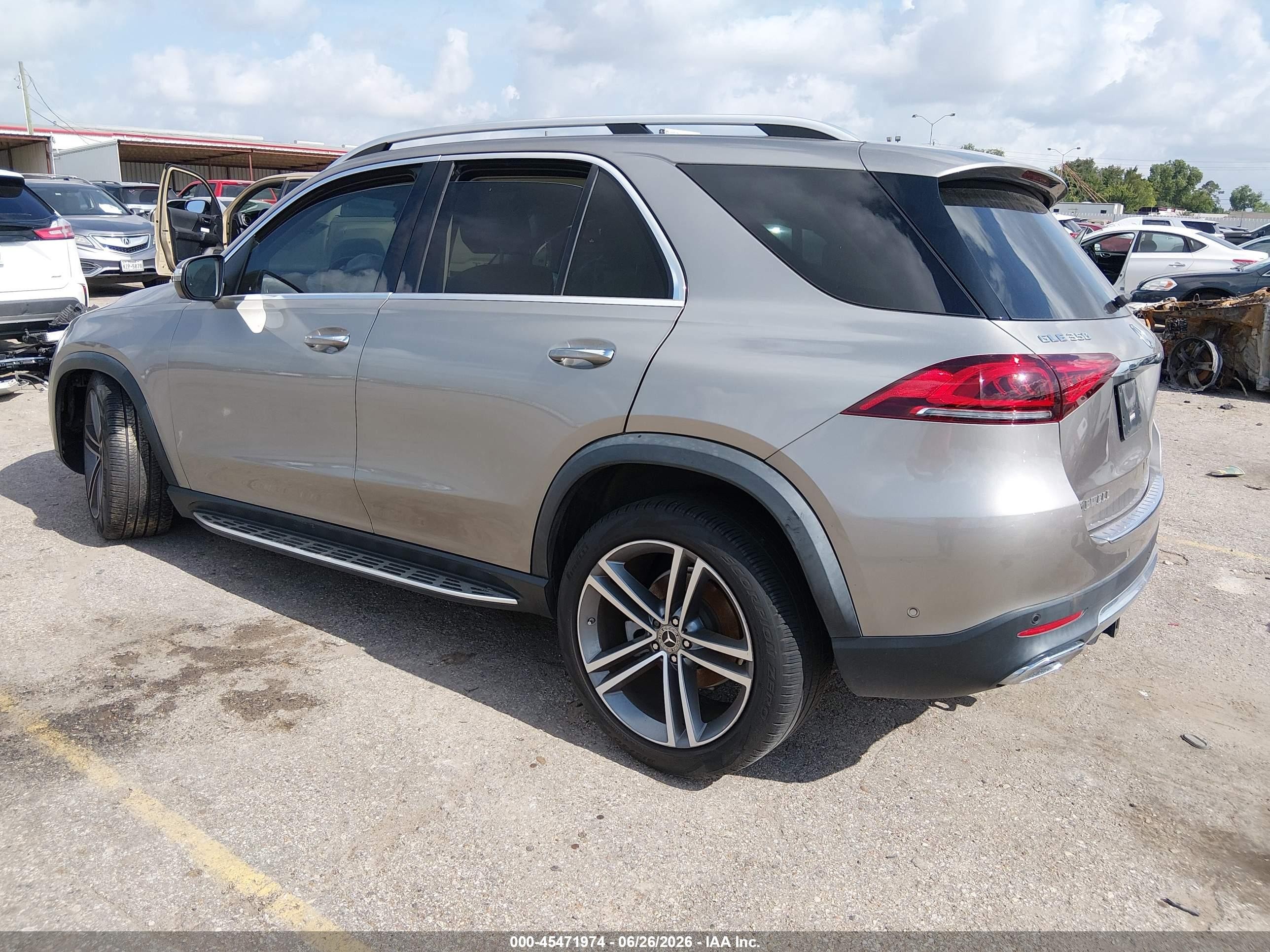 2021 Mercedes-benz Gle 350   Gold vin: 4JGFB4JB8MA487360