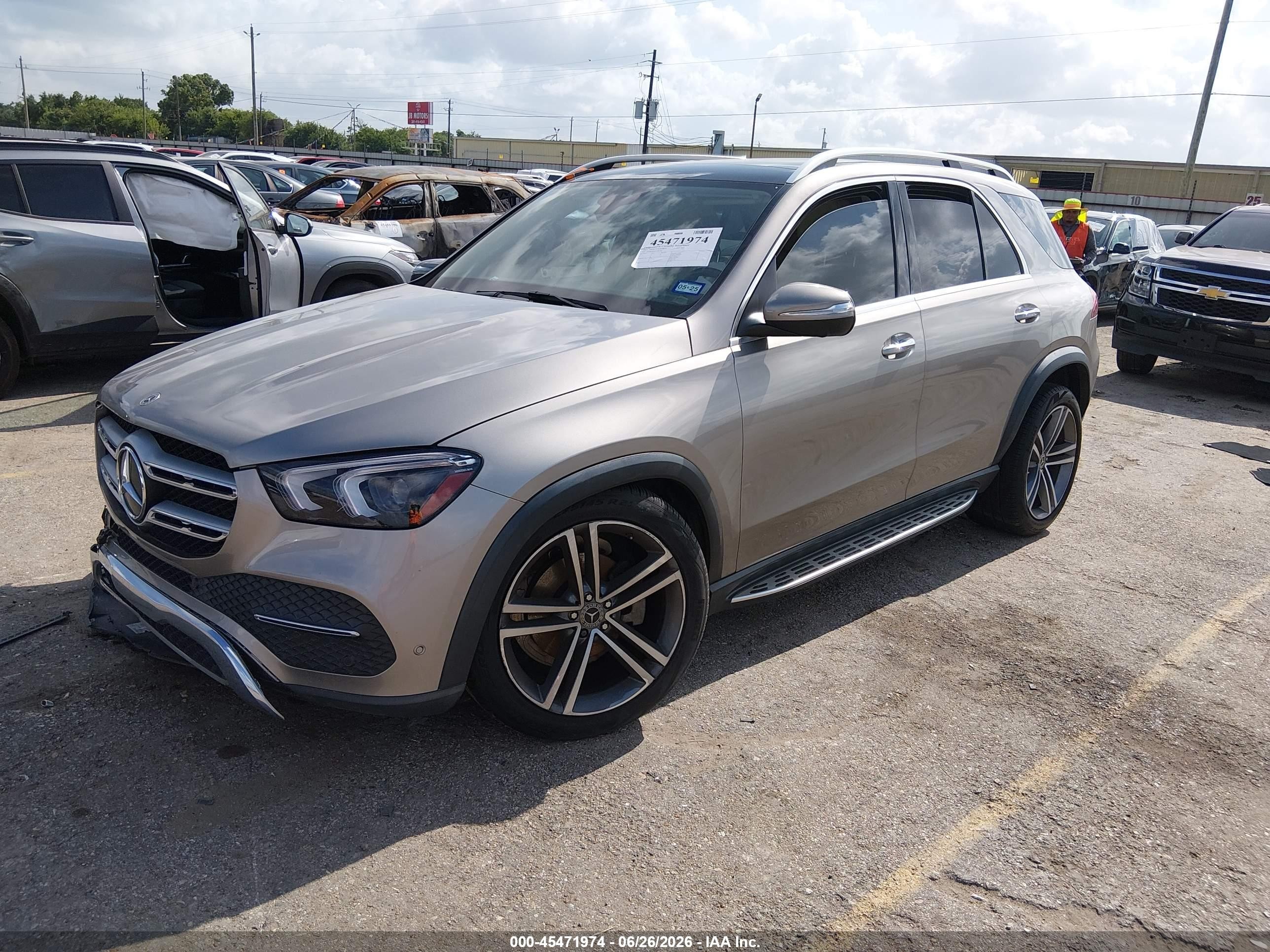 2021 Mercedes-benz Gle 350   Gold vin: 4JGFB4JB8MA487360