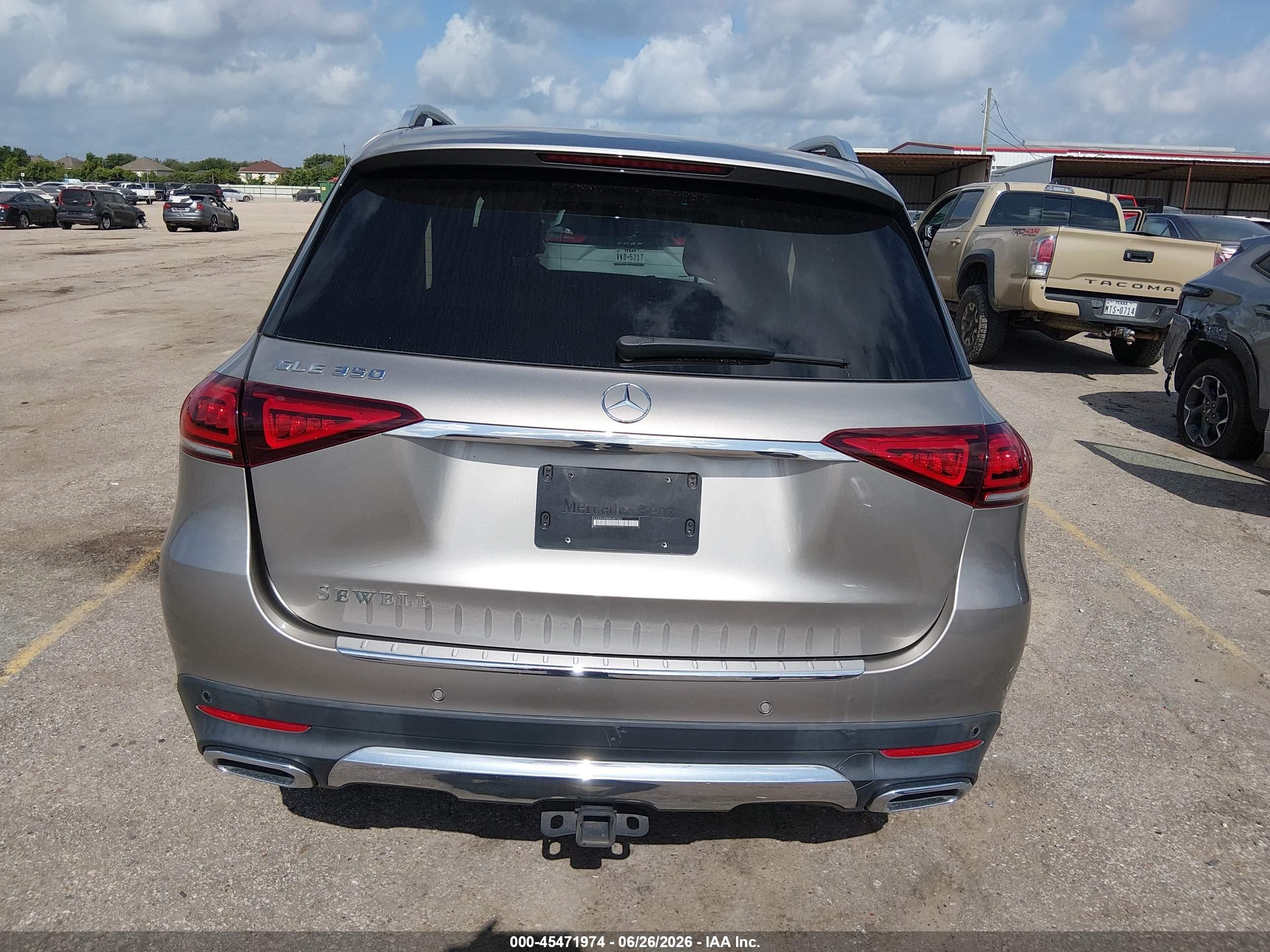 2021 Mercedes-benz Gle 350   Gold vin: 4JGFB4JB8MA487360