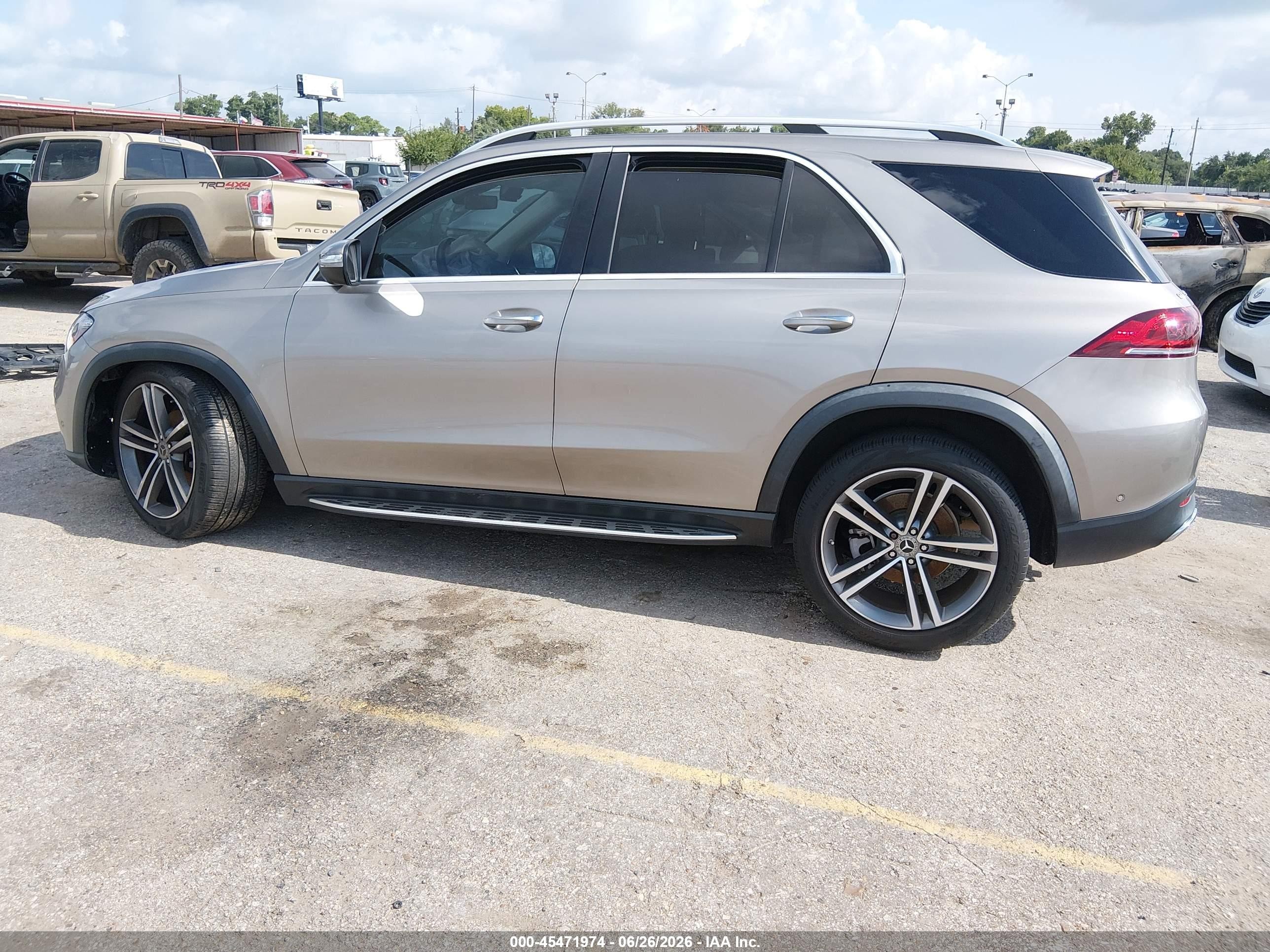 2021 Mercedes-benz Gle 350   Gold vin: 4JGFB4JB8MA487360