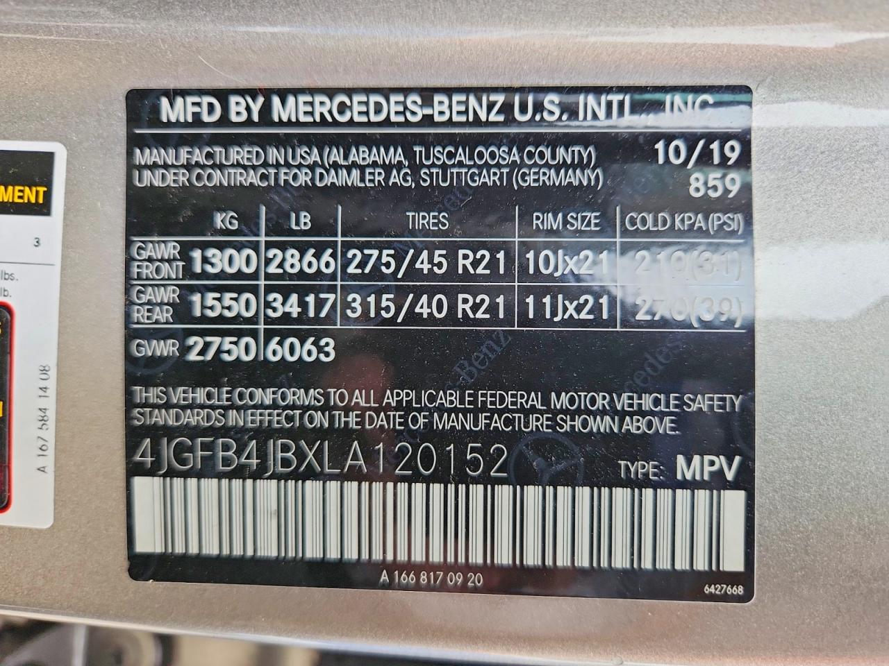 2020 Mercedes-benz Gle 350 Tan vin: 4JGFB4JBXLA120152