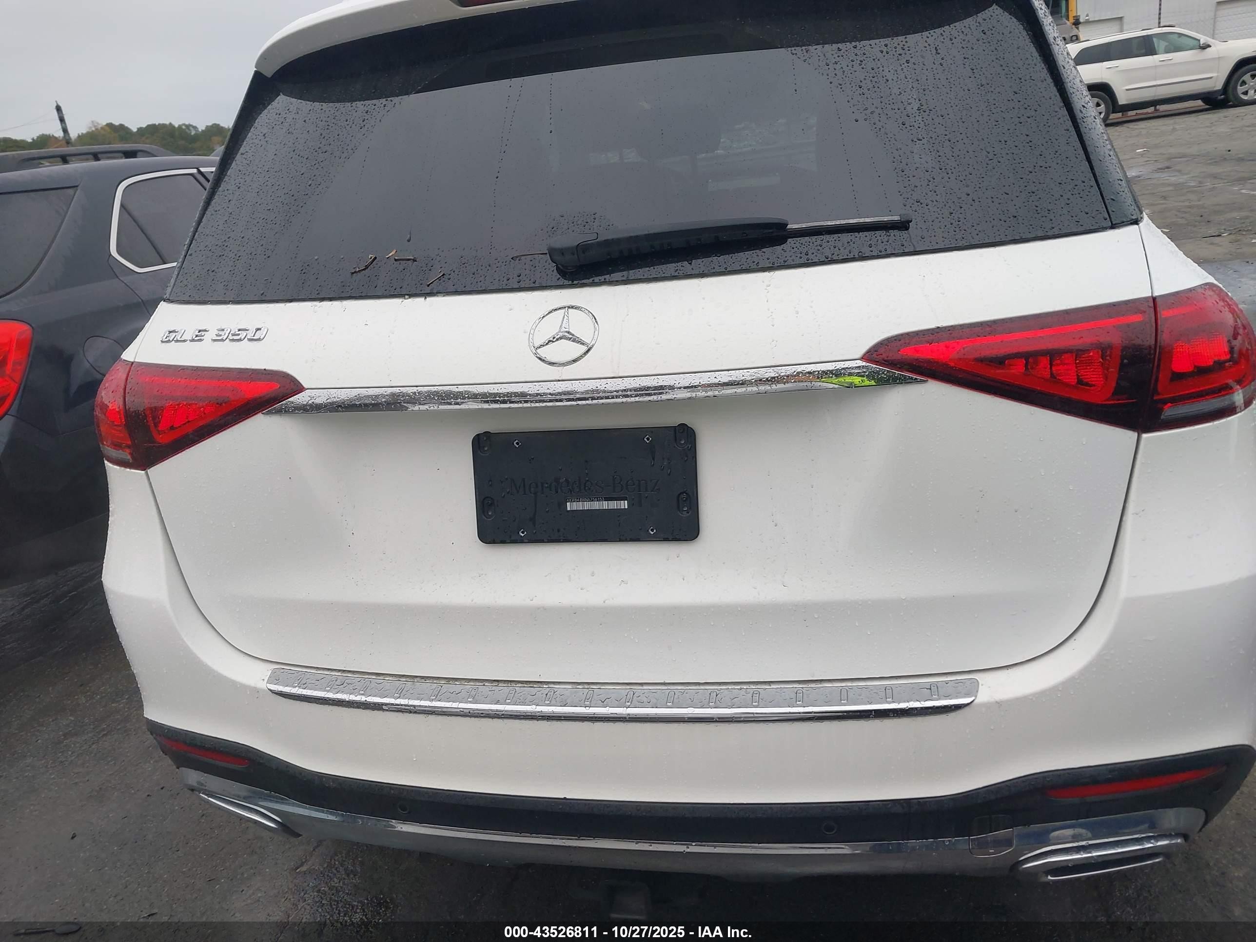 2022 Mercedes-benz Gle 350   Белый vin: 4JGFB4JBXNA756153