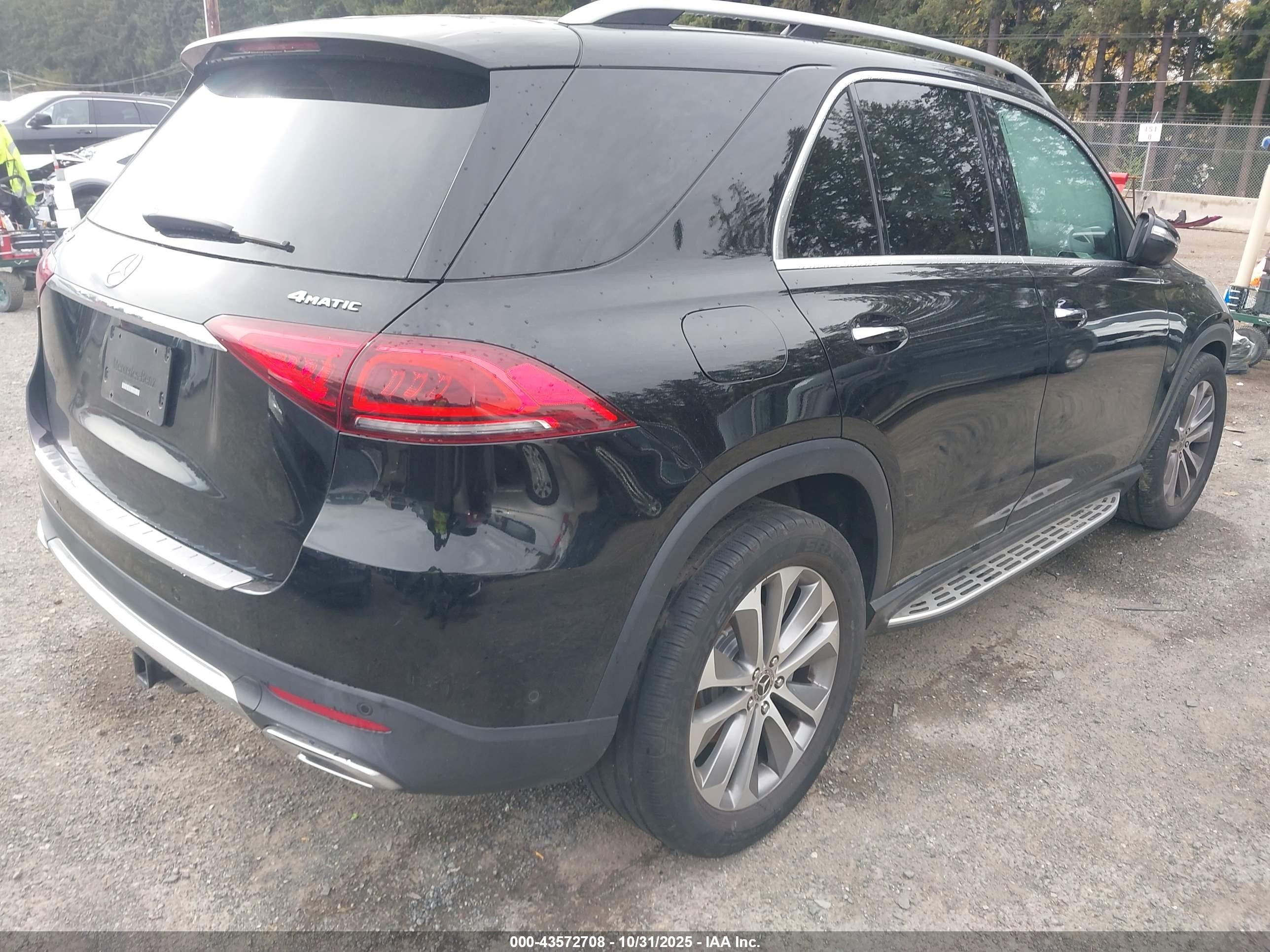 2020 Mercedes-benz Gle 350 4matic Черный vin: 4JGFB4KB3LA096307