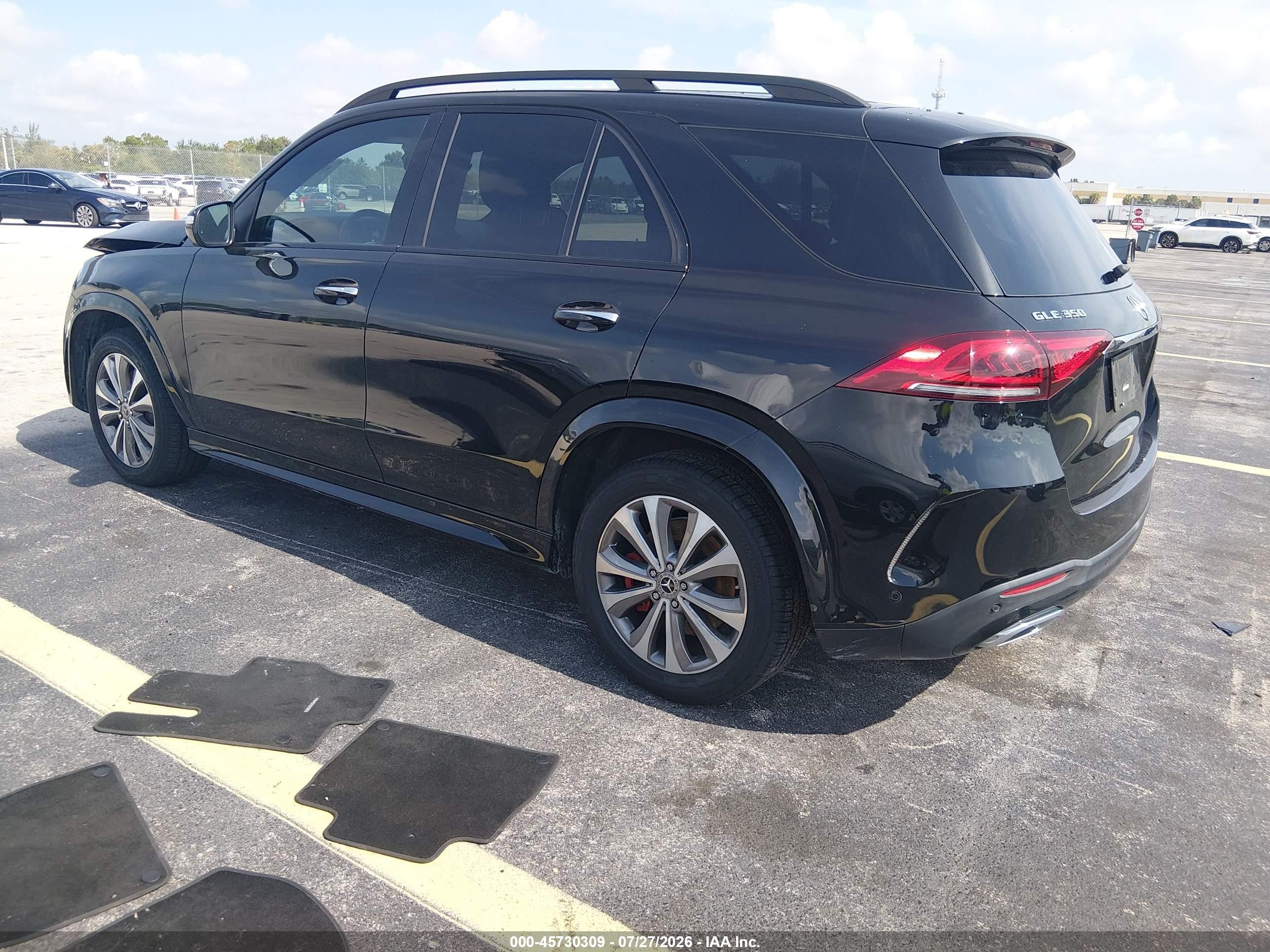 2020 Mercedes-benz Gle 350 4matic Black vin: 4JGFB4KB3LA101683