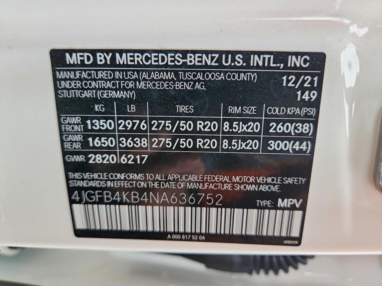 2022 Mercedes-benz Gle 350 4matic White vin: 4JGFB4KB4NA636752