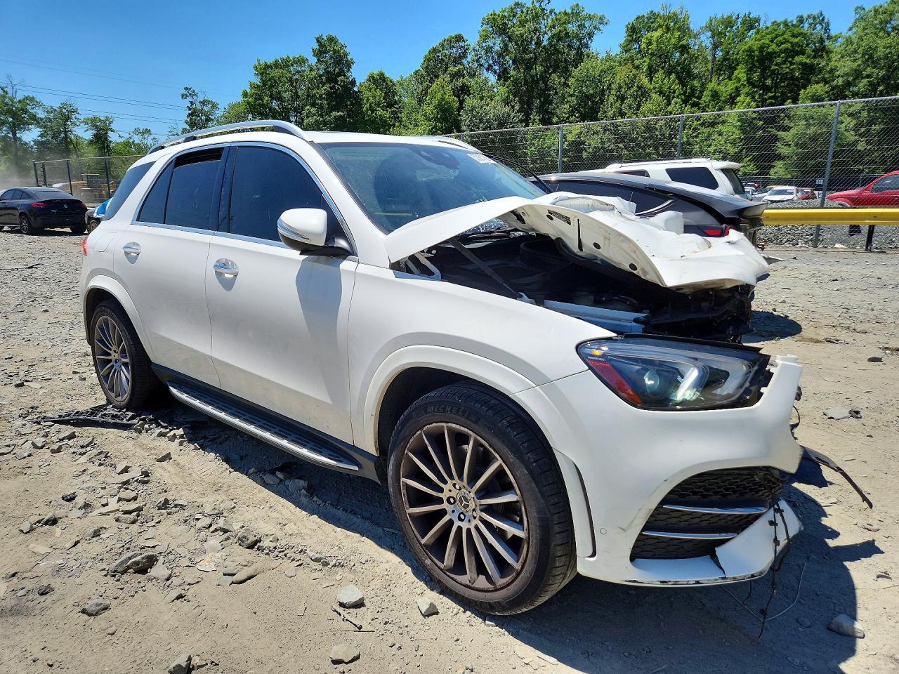 2020 Mercedes-benz Gle 350 4matic White vin: 4JGFB4KB5LA048114