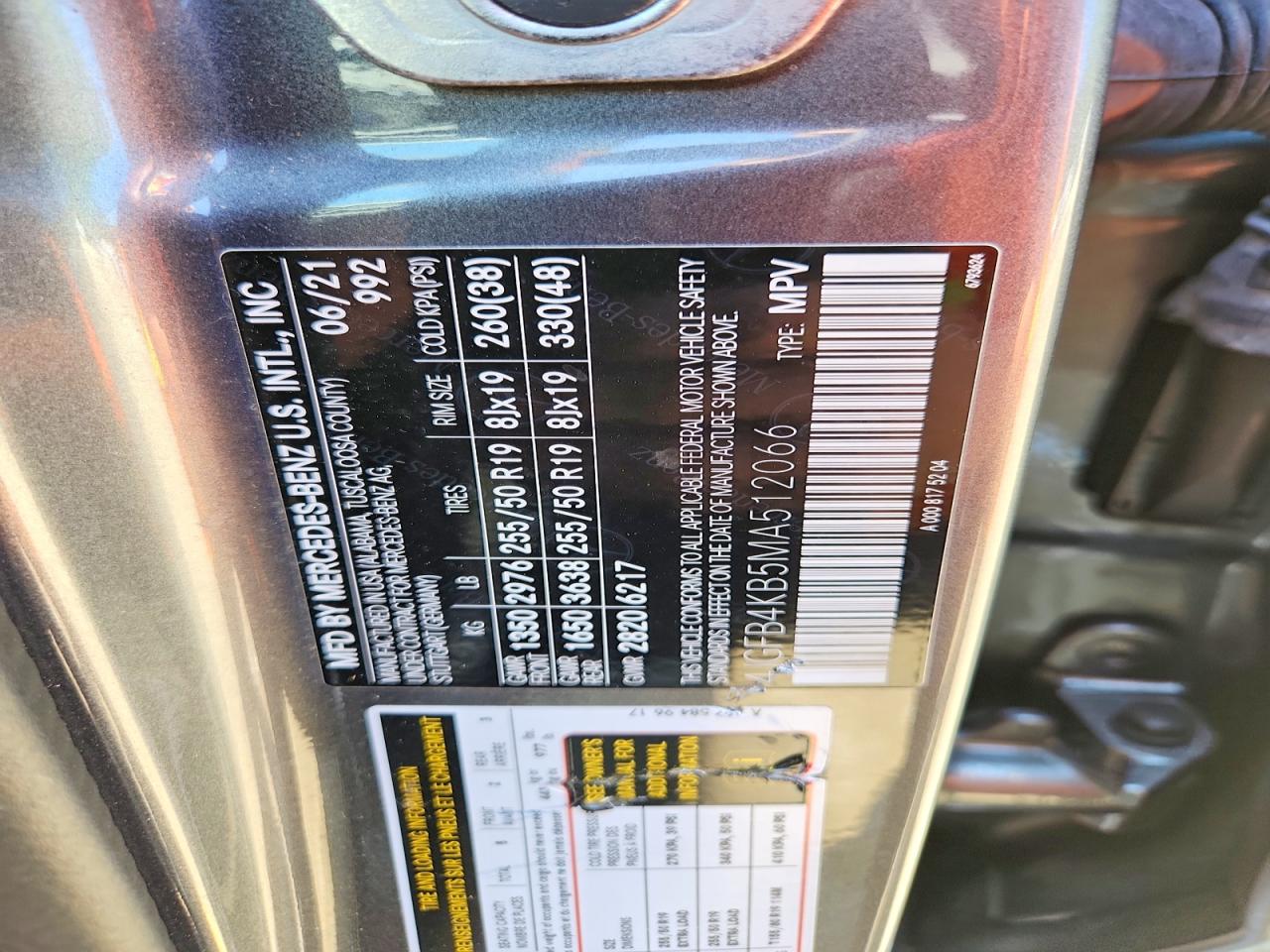 2021 Mercedes-benz Gle 350 4matic Gray vin: 4JGFB4KB5MA512066