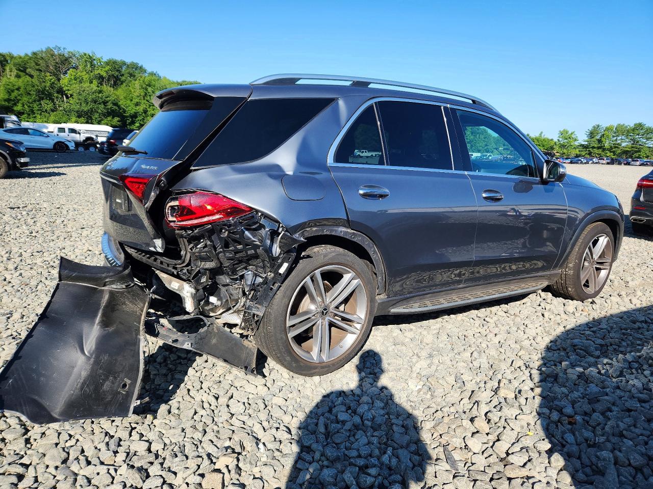 2022 Mercedes-benz Gle 350 4matic Gray vin: 4JGFB4KB6NA689050