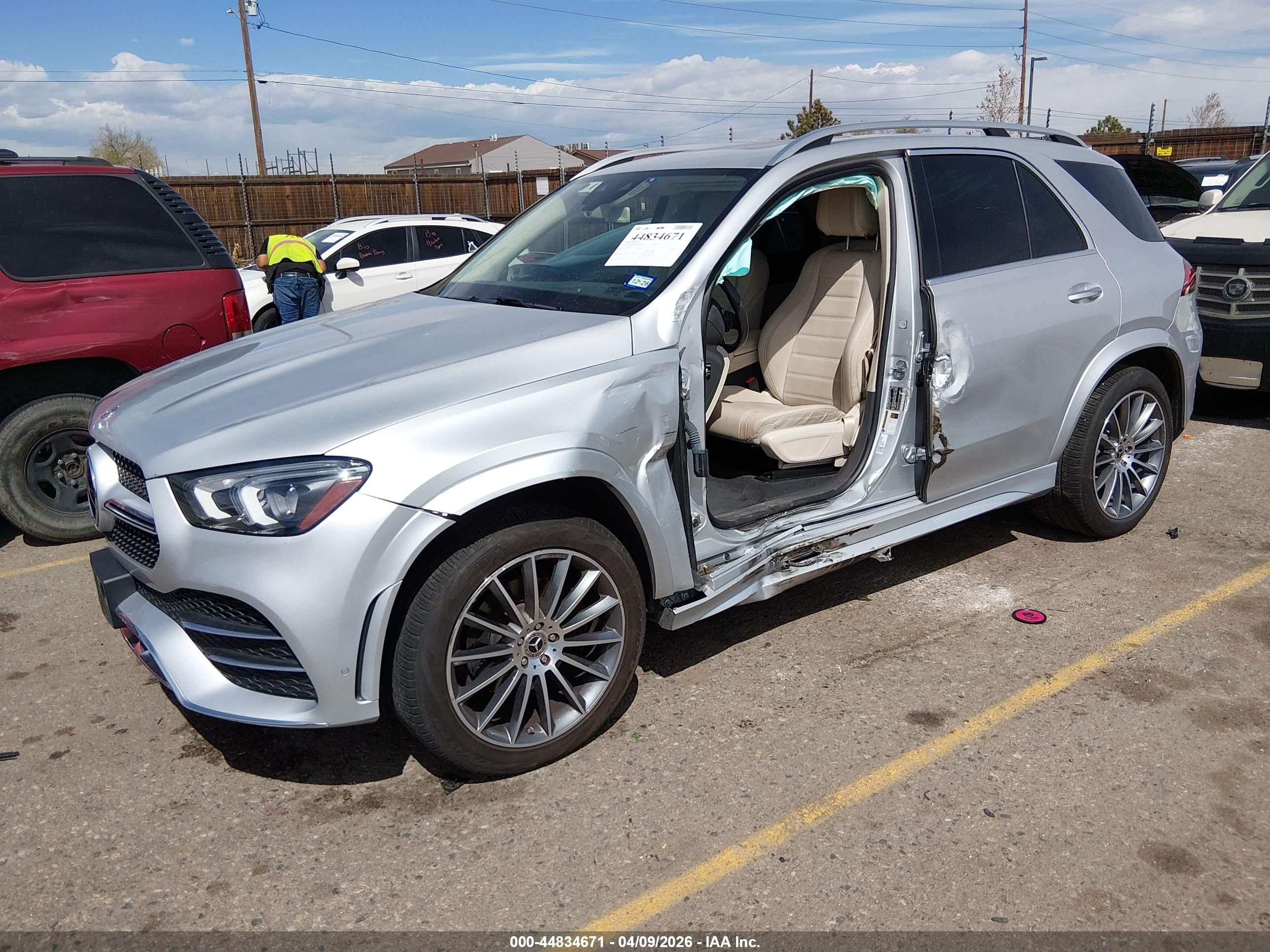 2020 Mercedes-benz Gle 350 4matic Silver vin: 4JGFB4KB7LA157996