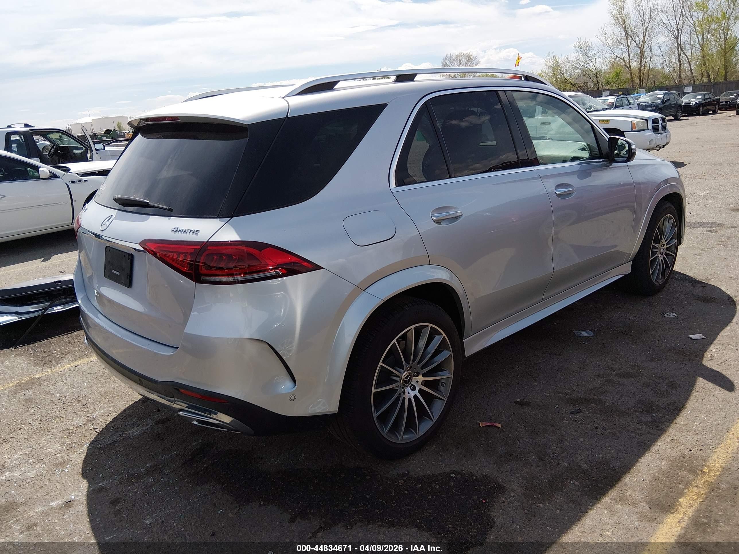2020 Mercedes-benz Gle 350 4matic Silver vin: 4JGFB4KB7LA157996