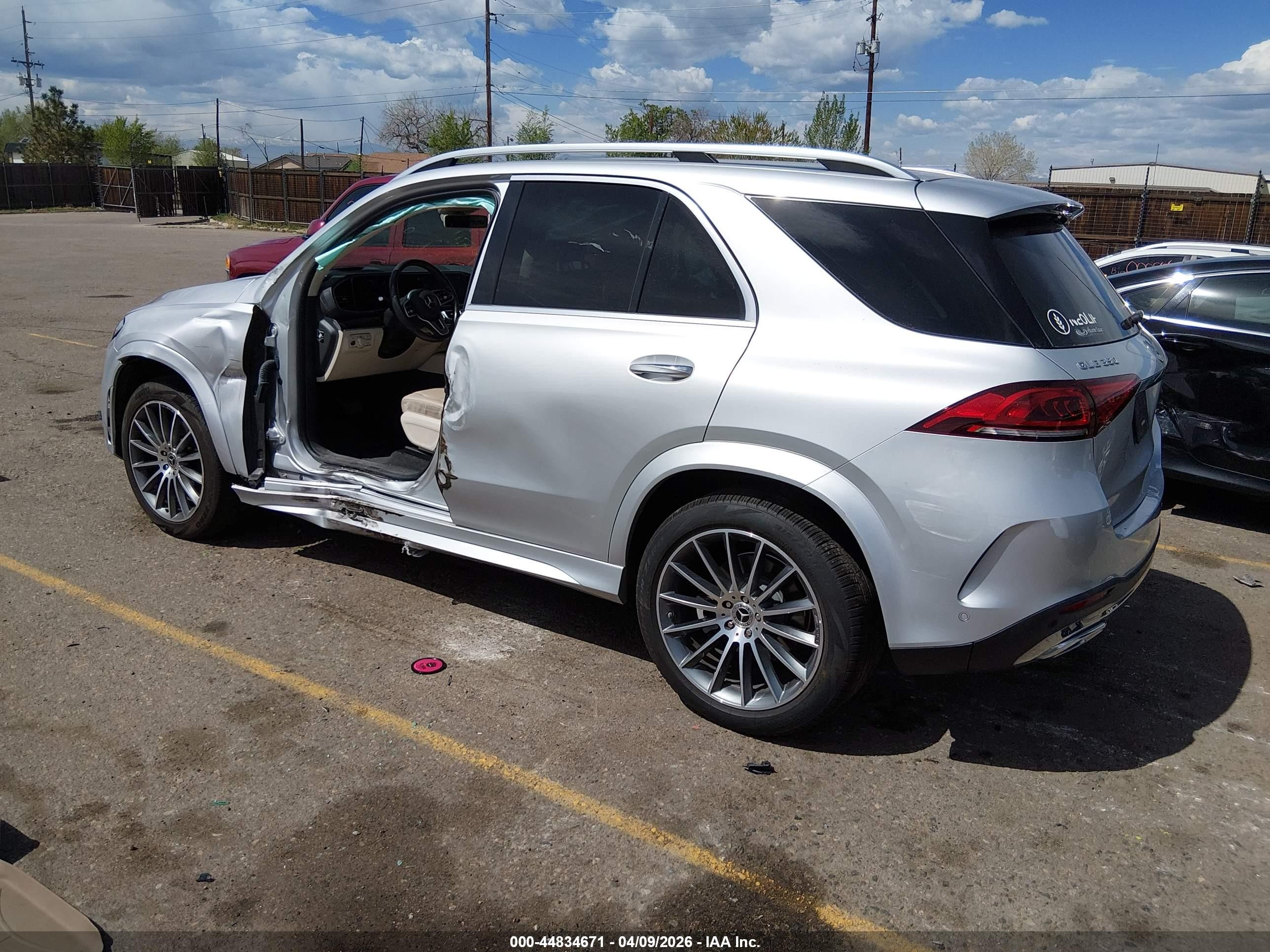 2020 Mercedes-benz Gle 350 4matic Silver vin: 4JGFB4KB7LA157996