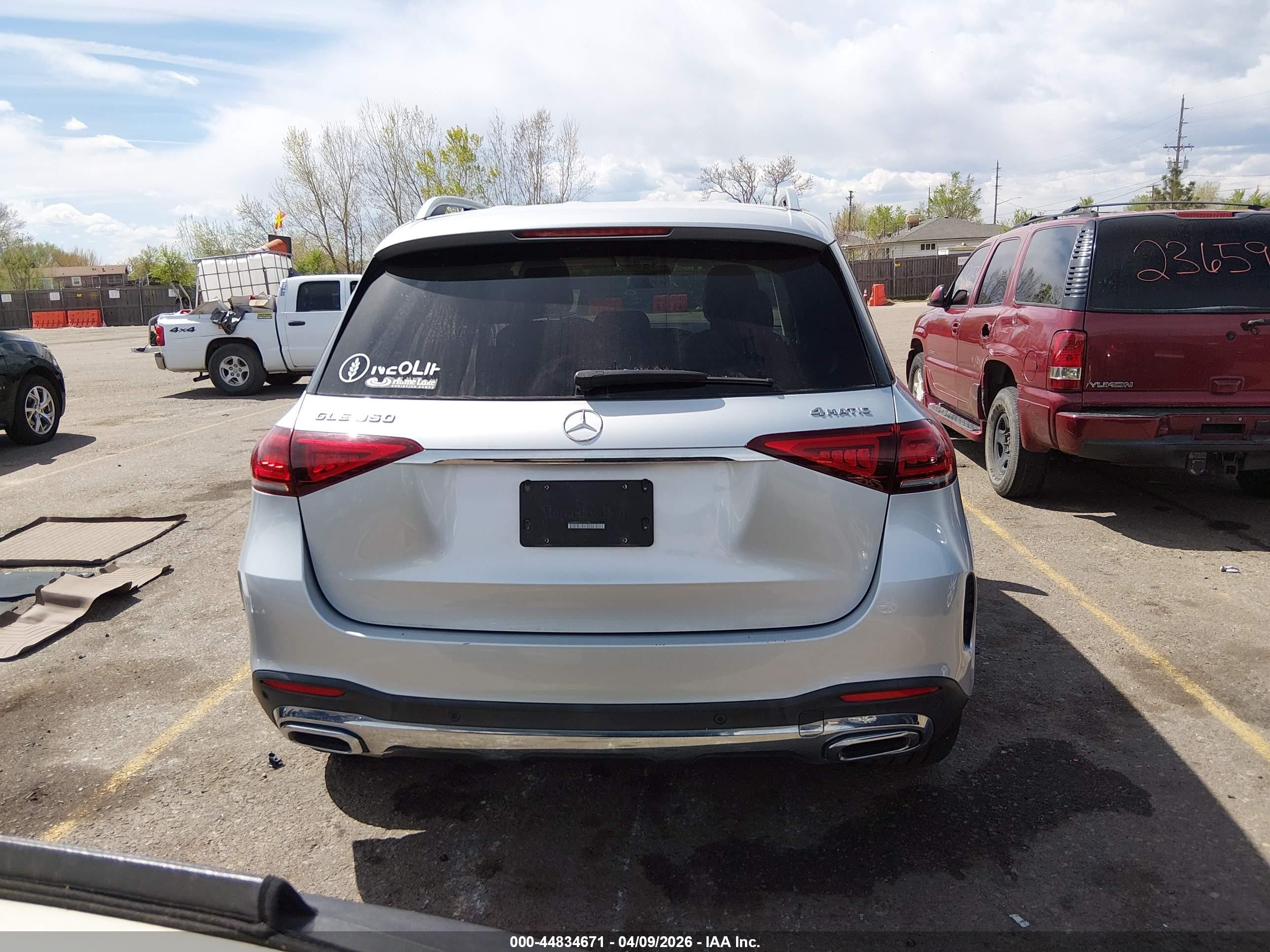2020 Mercedes-benz Gle 350 4matic Silver vin: 4JGFB4KB7LA157996