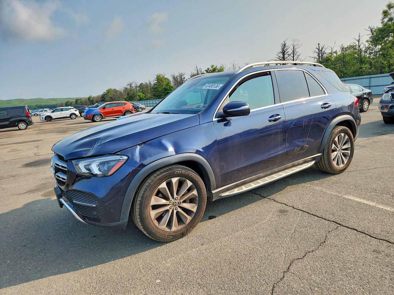 2020 Mercedes-benz Gle 350 4matic Blue vin: 4JGFB4KB7LA247407