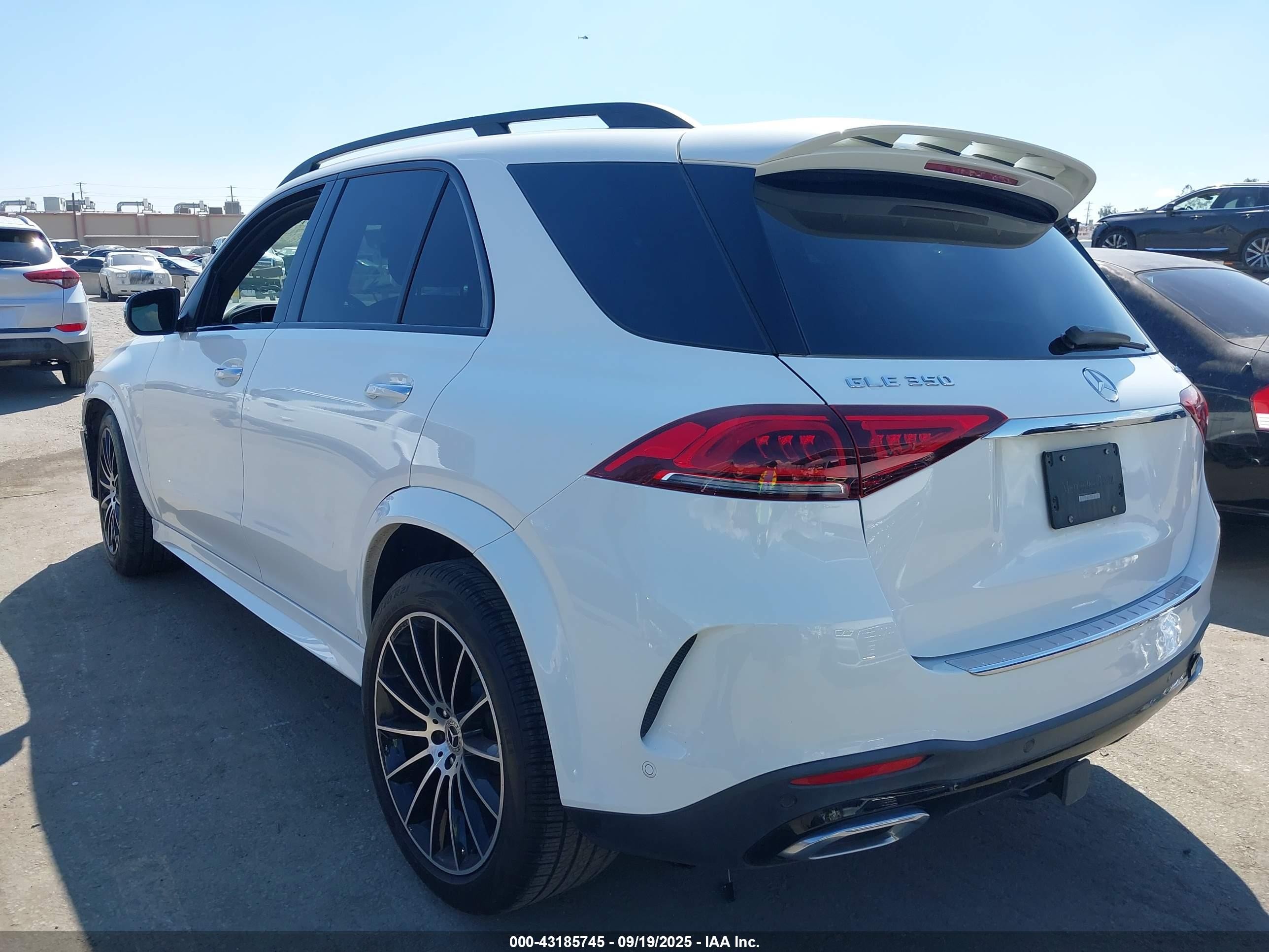 2022 Mercedes-benz Gle 350 4matic Белый vin: 4JGFB4KB7NA675576