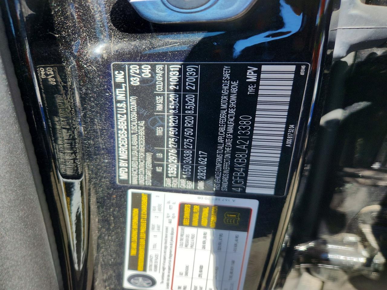 2020 Mercedes-benz Gle 350 4matic Black vin: 4JGFB4KB8LA213380
