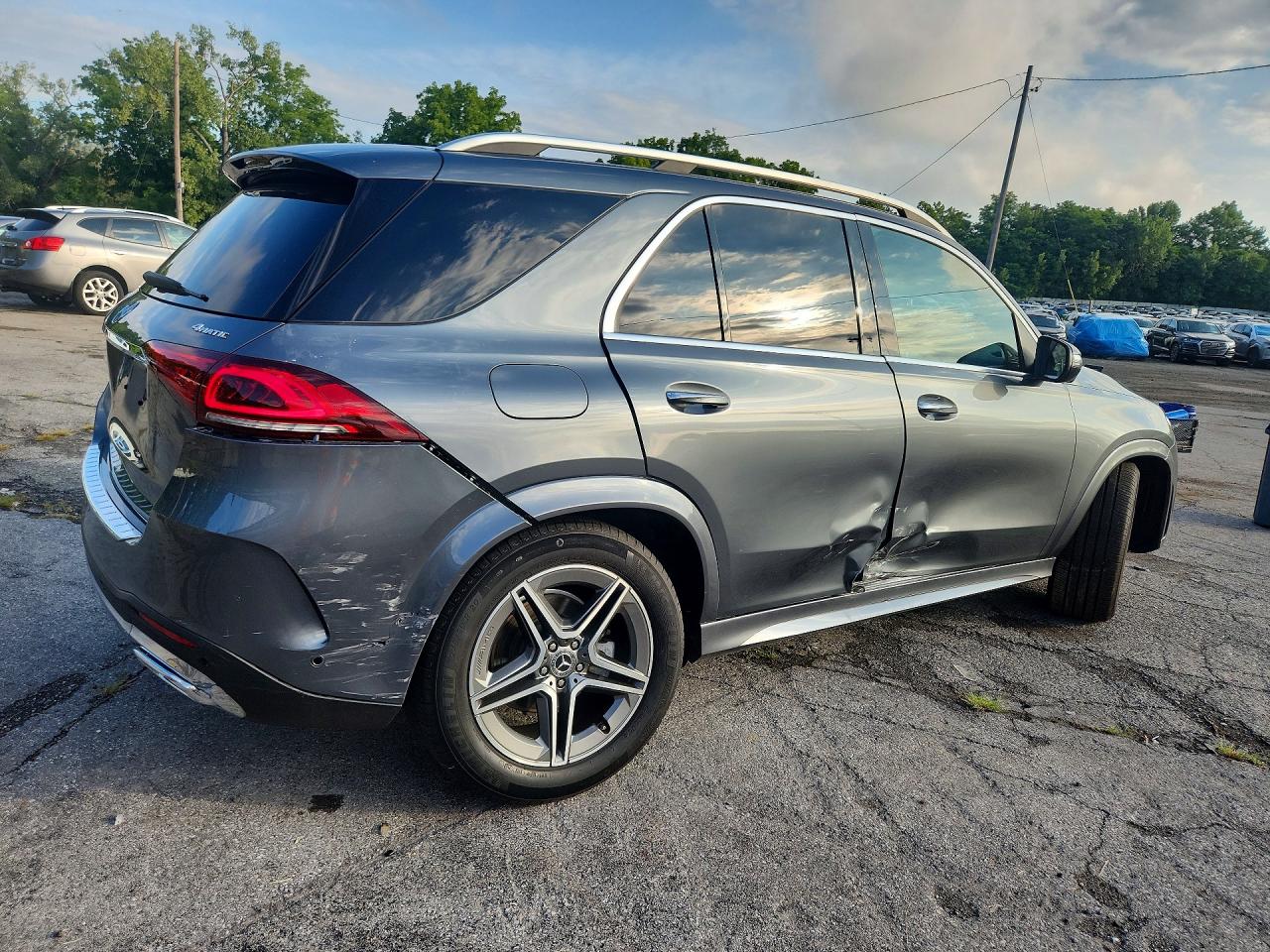 2021 Mercedes-benz Gle 350 4matic Gray vin: 4JGFB4KB8MA439047