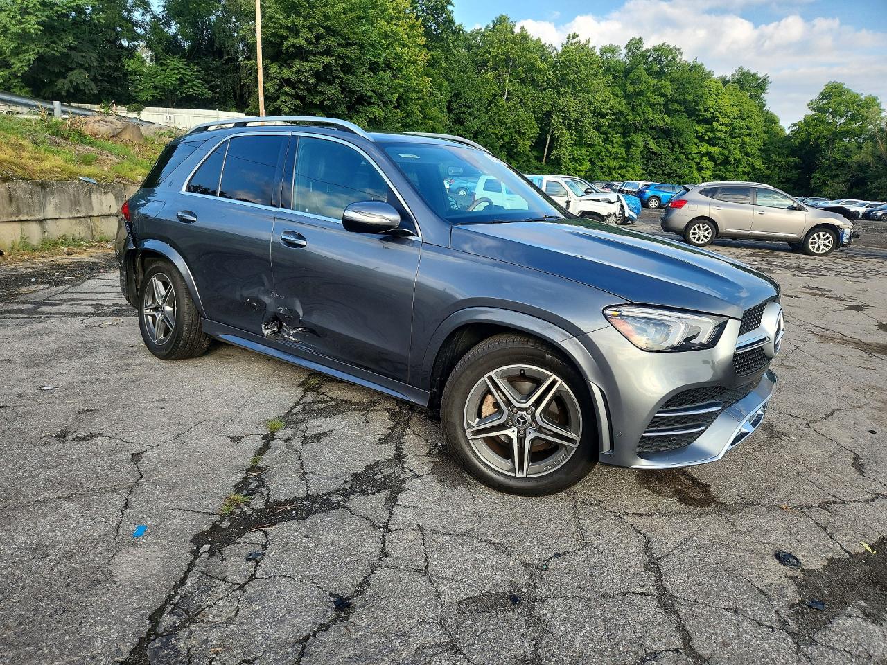 2021 Mercedes-benz Gle 350 4matic Gray vin: 4JGFB4KB8MA439047
