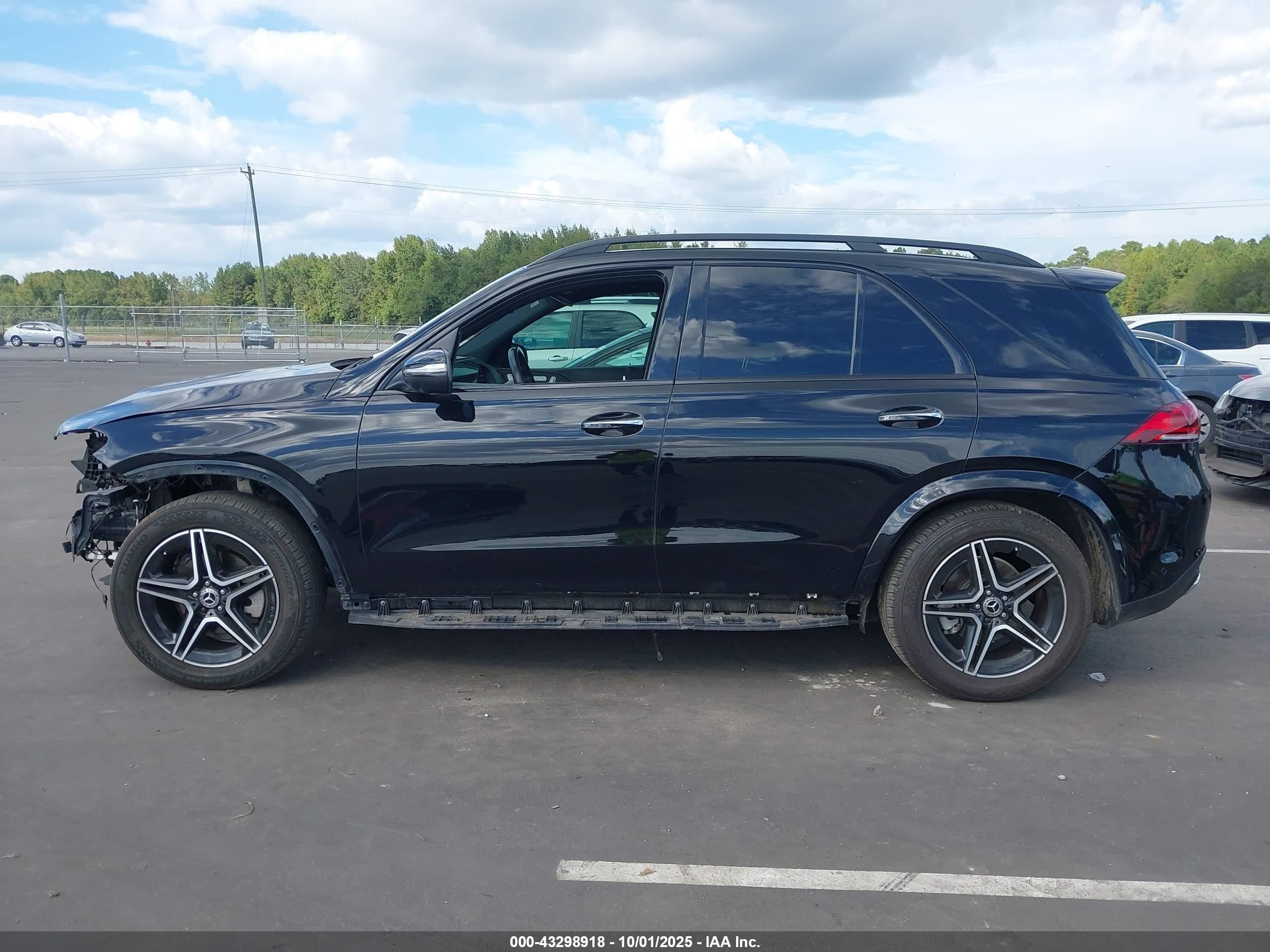 2022 Mercedes-benz Gle 350 4matic Черный vin: 4JGFB4KB8NA785004