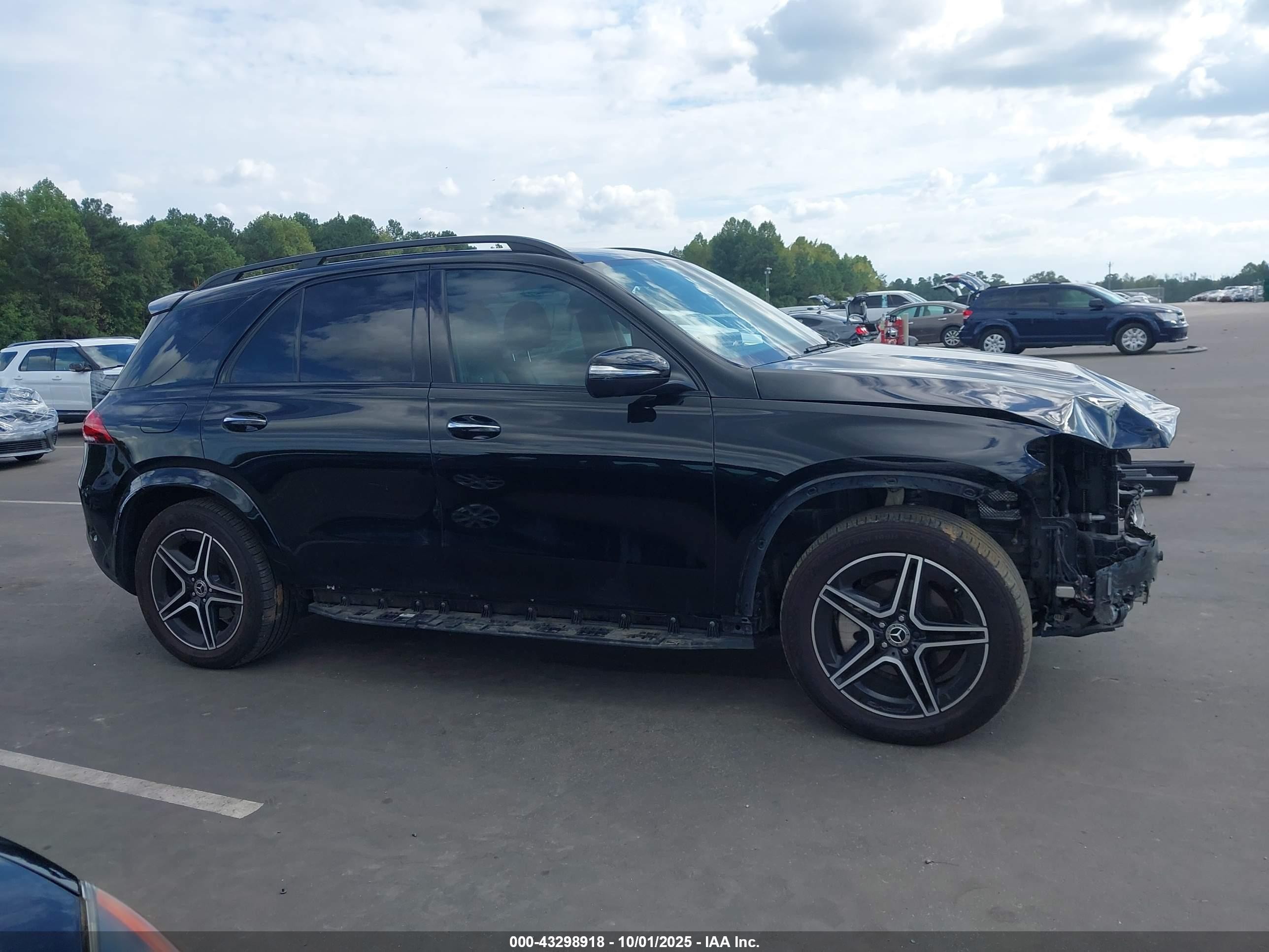 2022 Mercedes-benz Gle 350 4matic Черный vin: 4JGFB4KB8NA785004