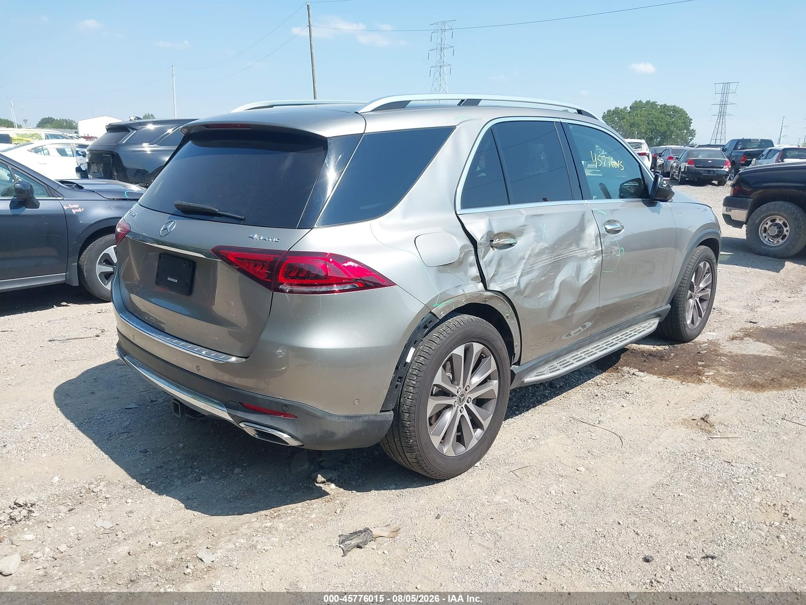 2023 Mercedes-benz Gle 350 4matic Серебряный vin: 4JGFB4KB9PA916654