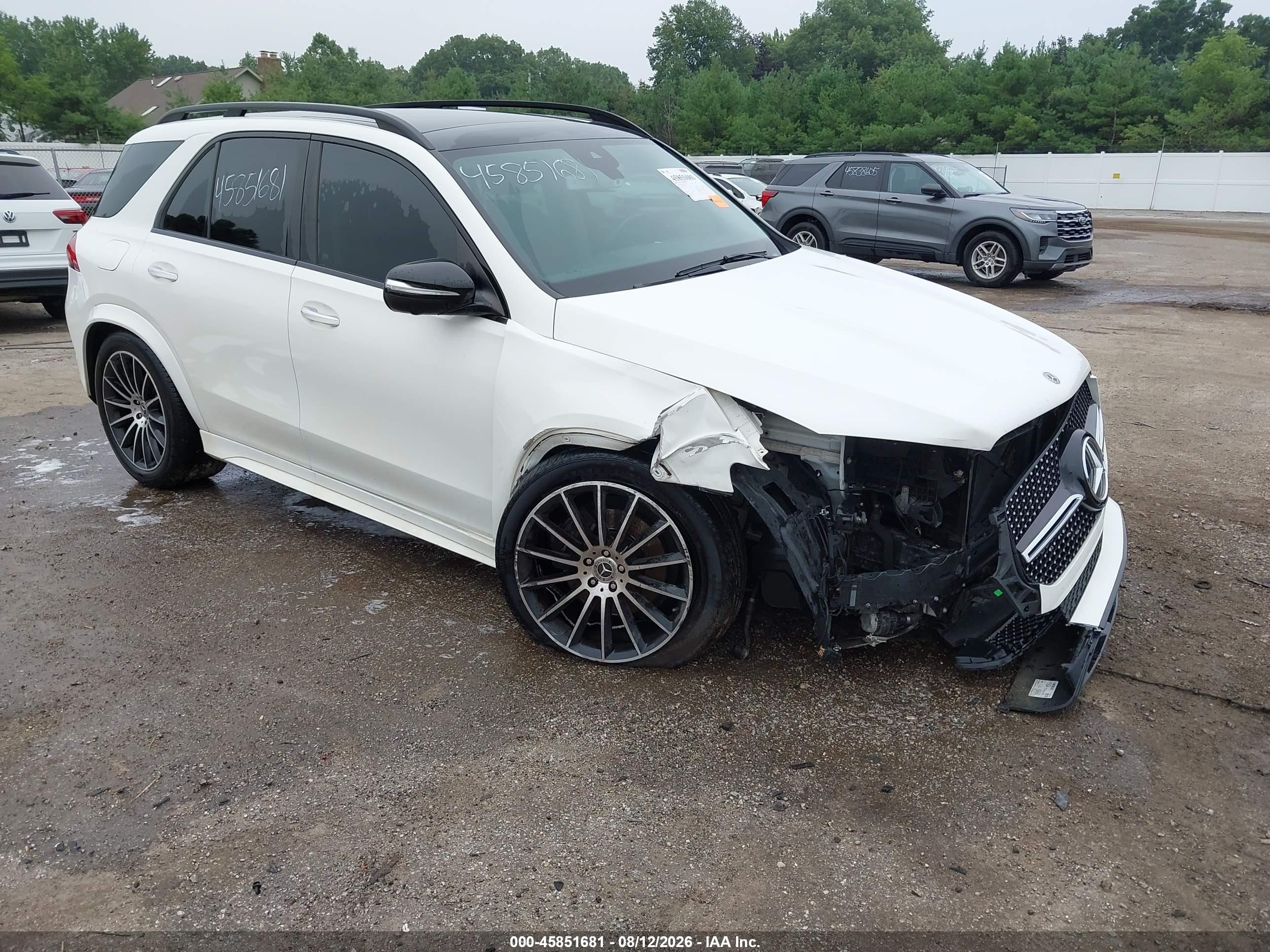 2020 Mercedes-benz Gle 350 4matic White vin: 4JGFB4KBXLA180351