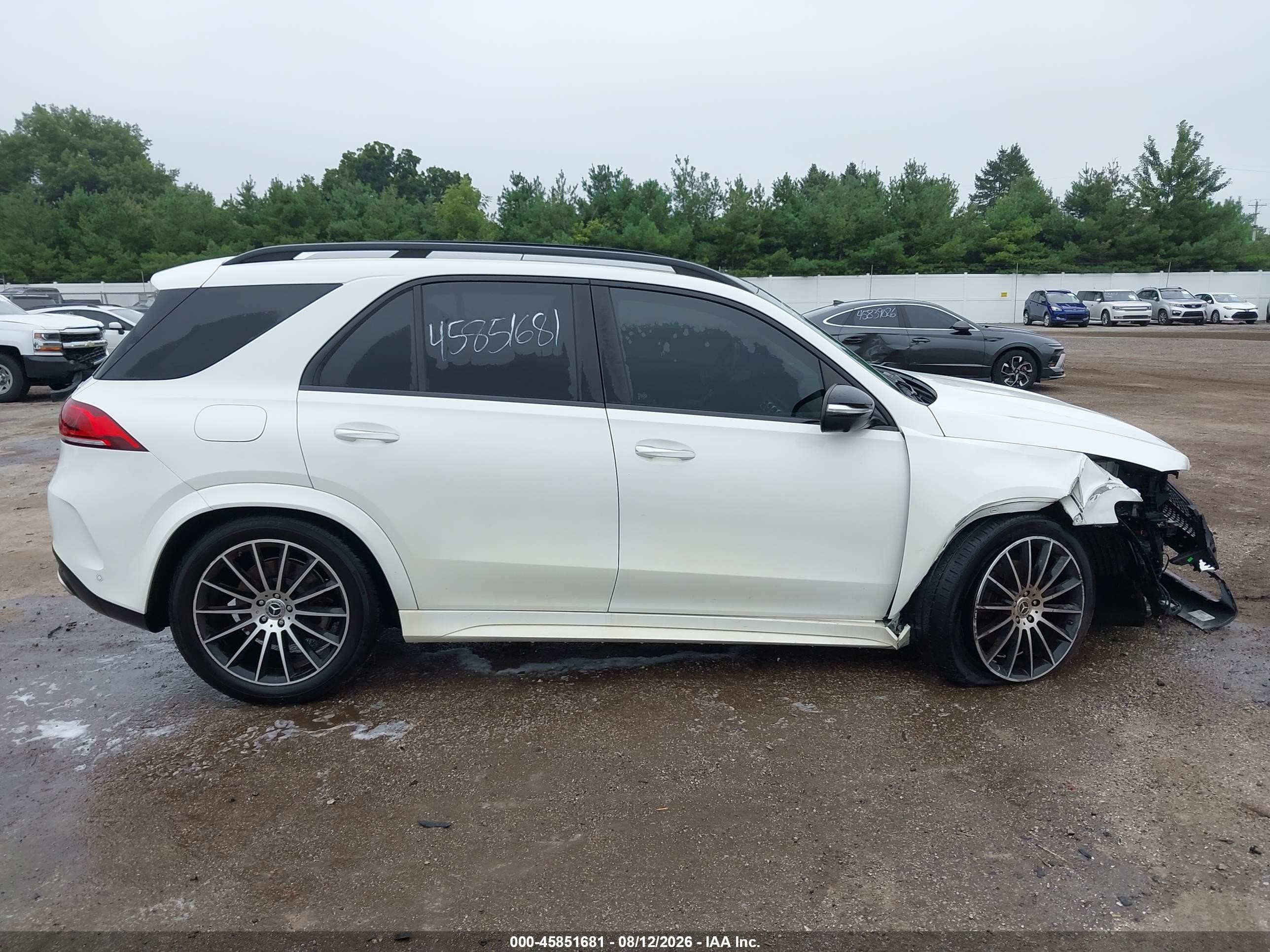 2020 Mercedes-benz Gle 350 4matic White vin: 4JGFB4KBXLA180351
