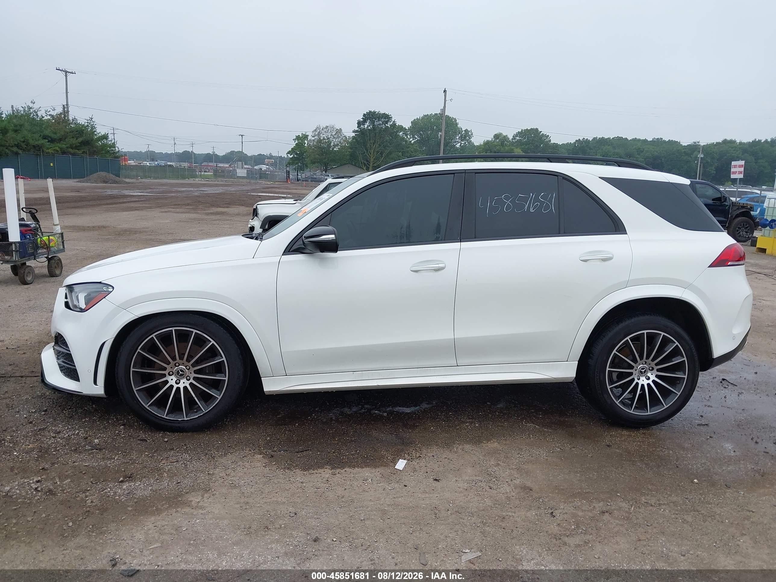 2020 Mercedes-benz Gle 350 4matic White vin: 4JGFB4KBXLA180351