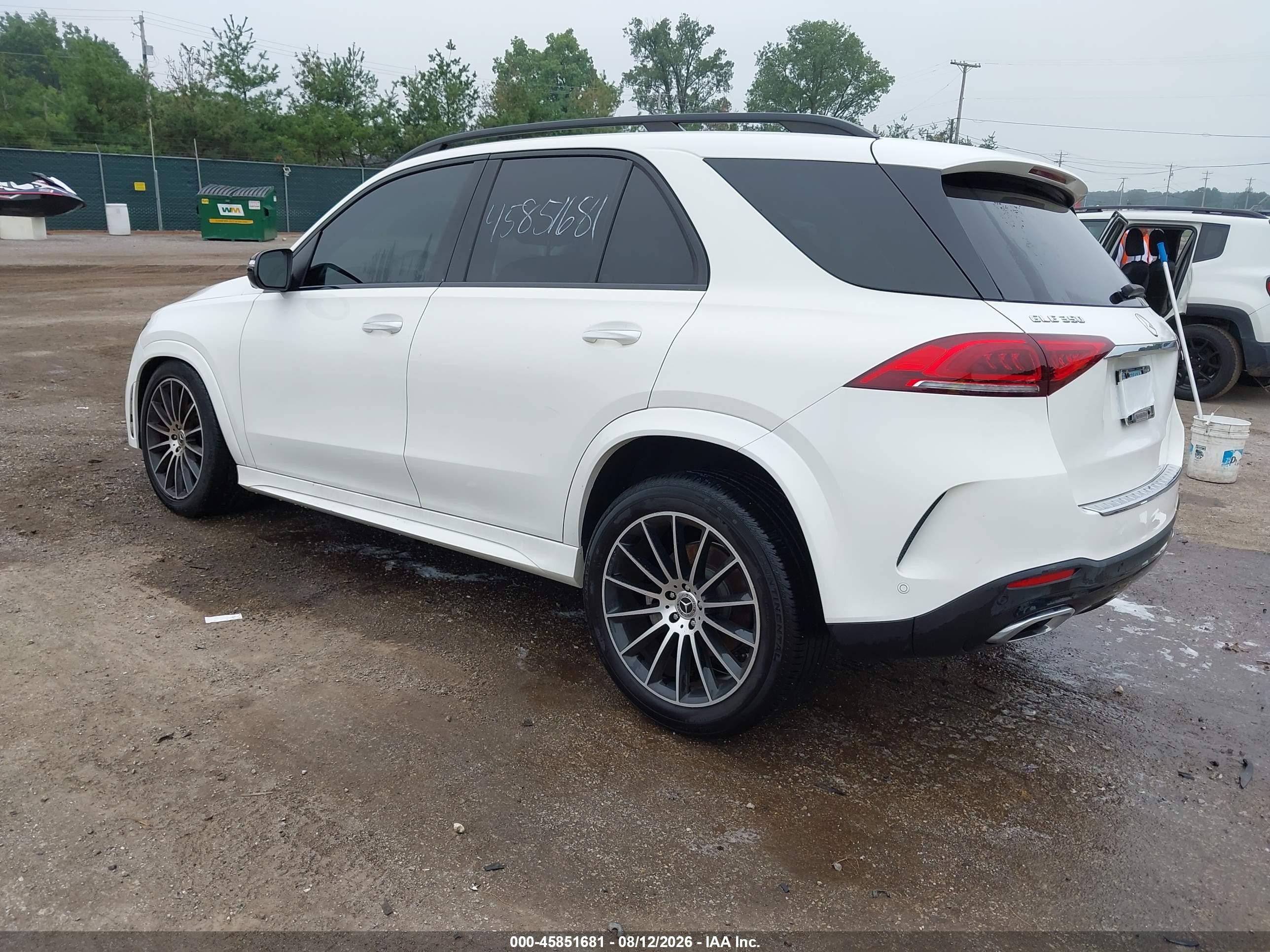 2020 Mercedes-benz Gle 350 4matic White vin: 4JGFB4KBXLA180351