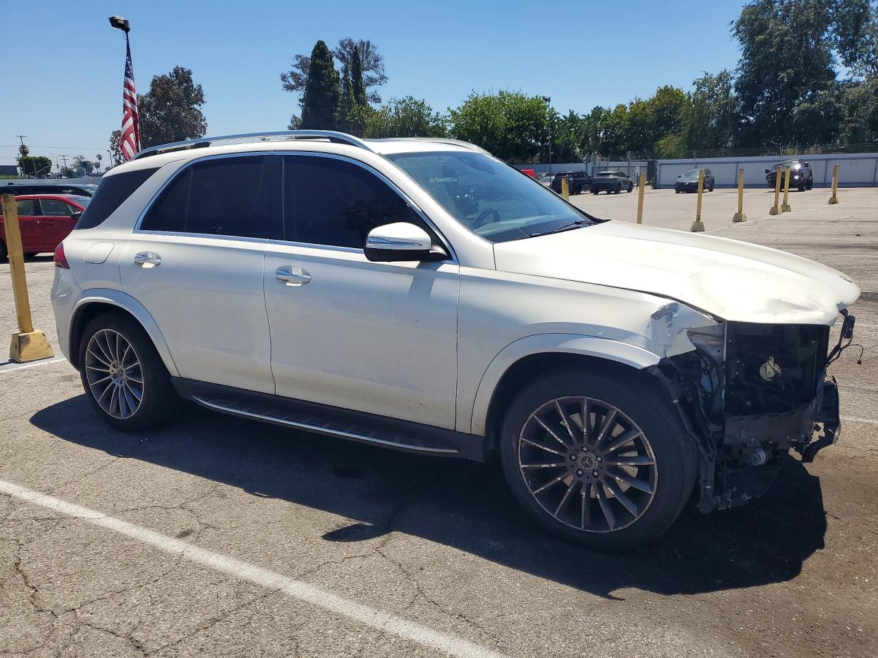 2020 Mercedes-benz Gle 450 4matic White vin: 4JGFB5KB2LA262810