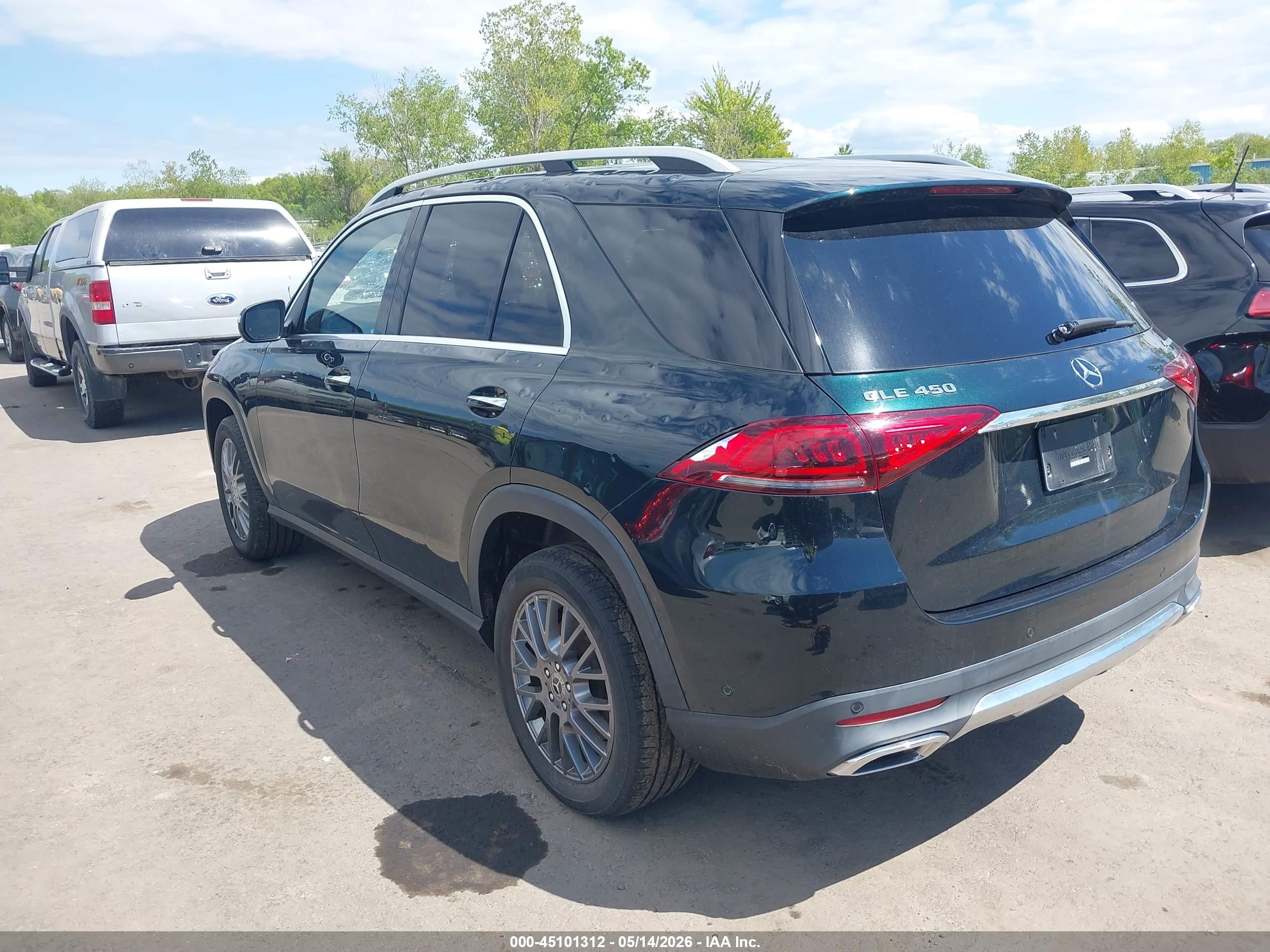2021 Mercedes-benz Gle 450 4matic Black vin: 4JGFB5KB3MA406916