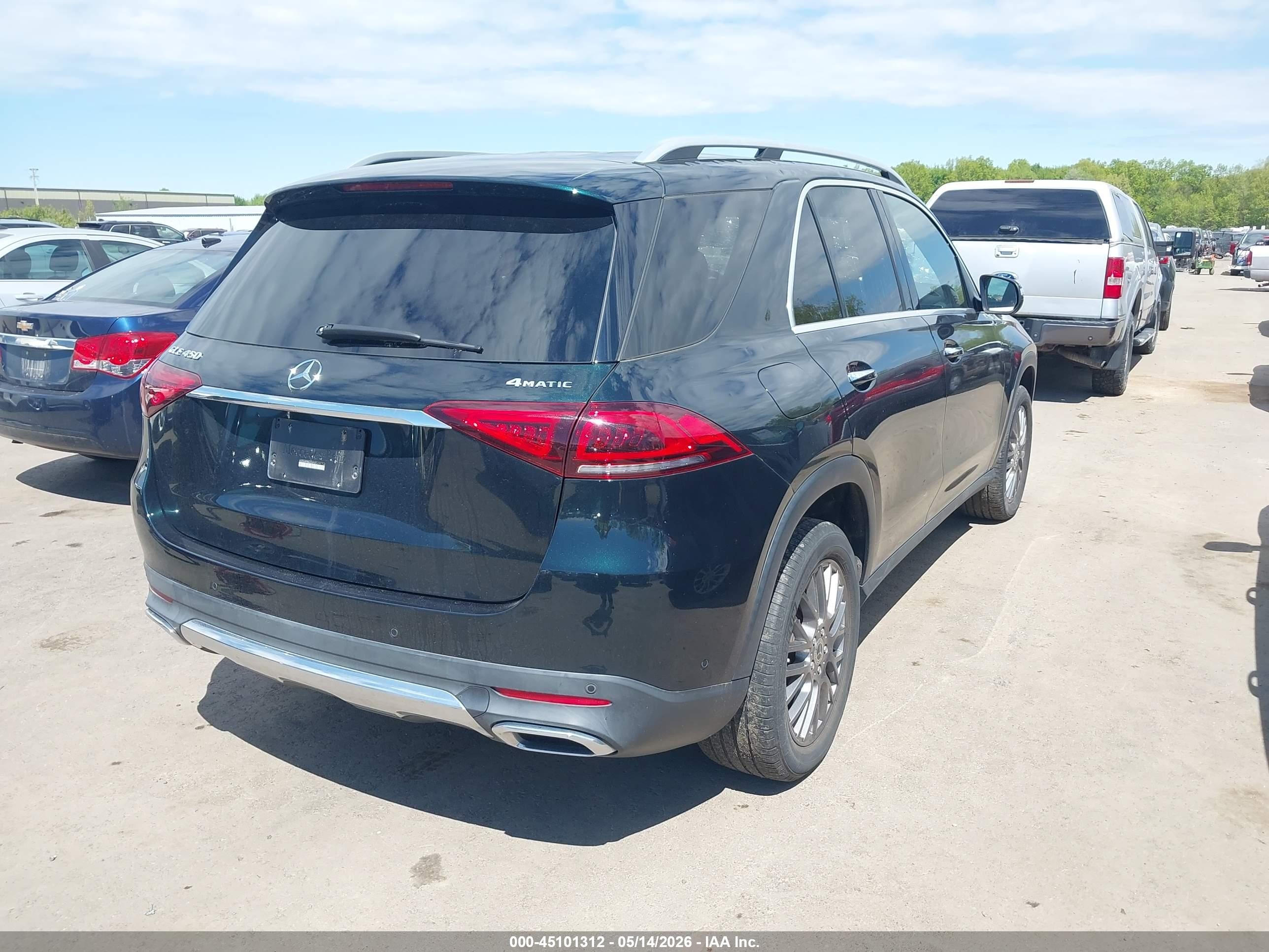 2021 Mercedes-benz Gle 450 4matic Black vin: 4JGFB5KB3MA406916