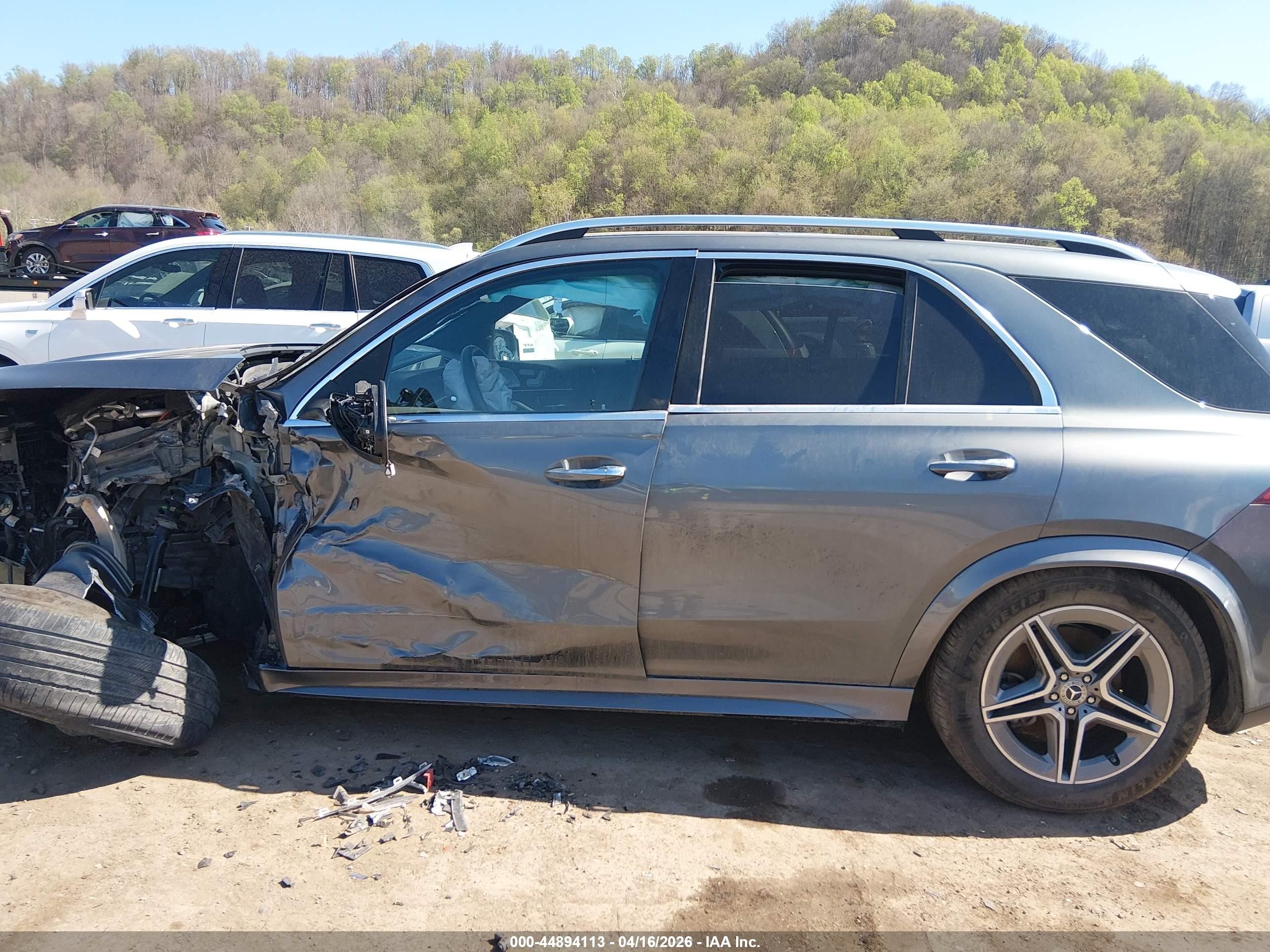 2022 Mercedes-benz Gle 450 4matic Gray vin: 4JGFB5KB3NA703542
