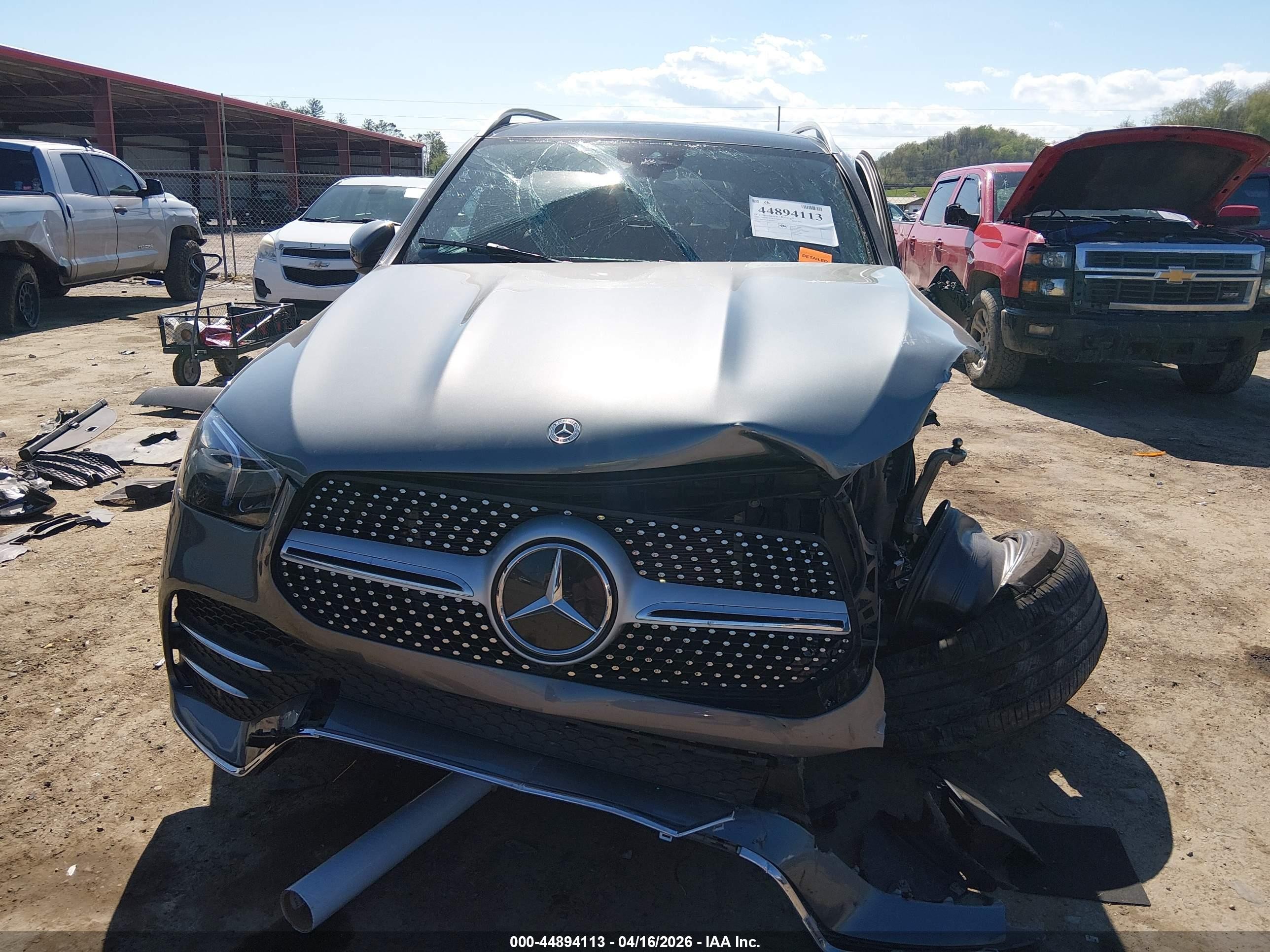 2022 Mercedes-benz Gle 450 4matic Gray vin: 4JGFB5KB3NA703542