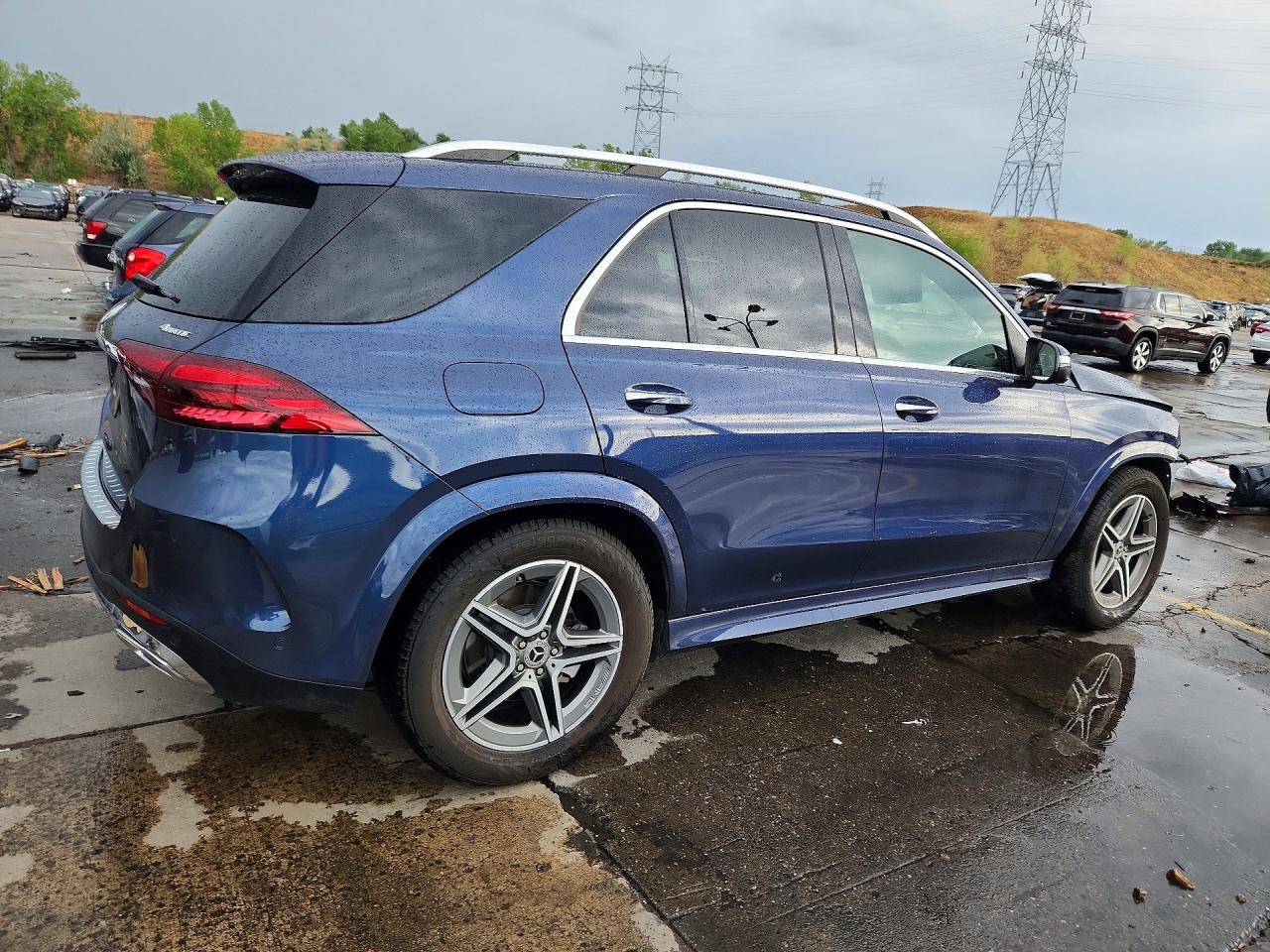 2025 Mercedes-benz Gle 450 4matic Blue vin: 4JGFB5KB3SB366327