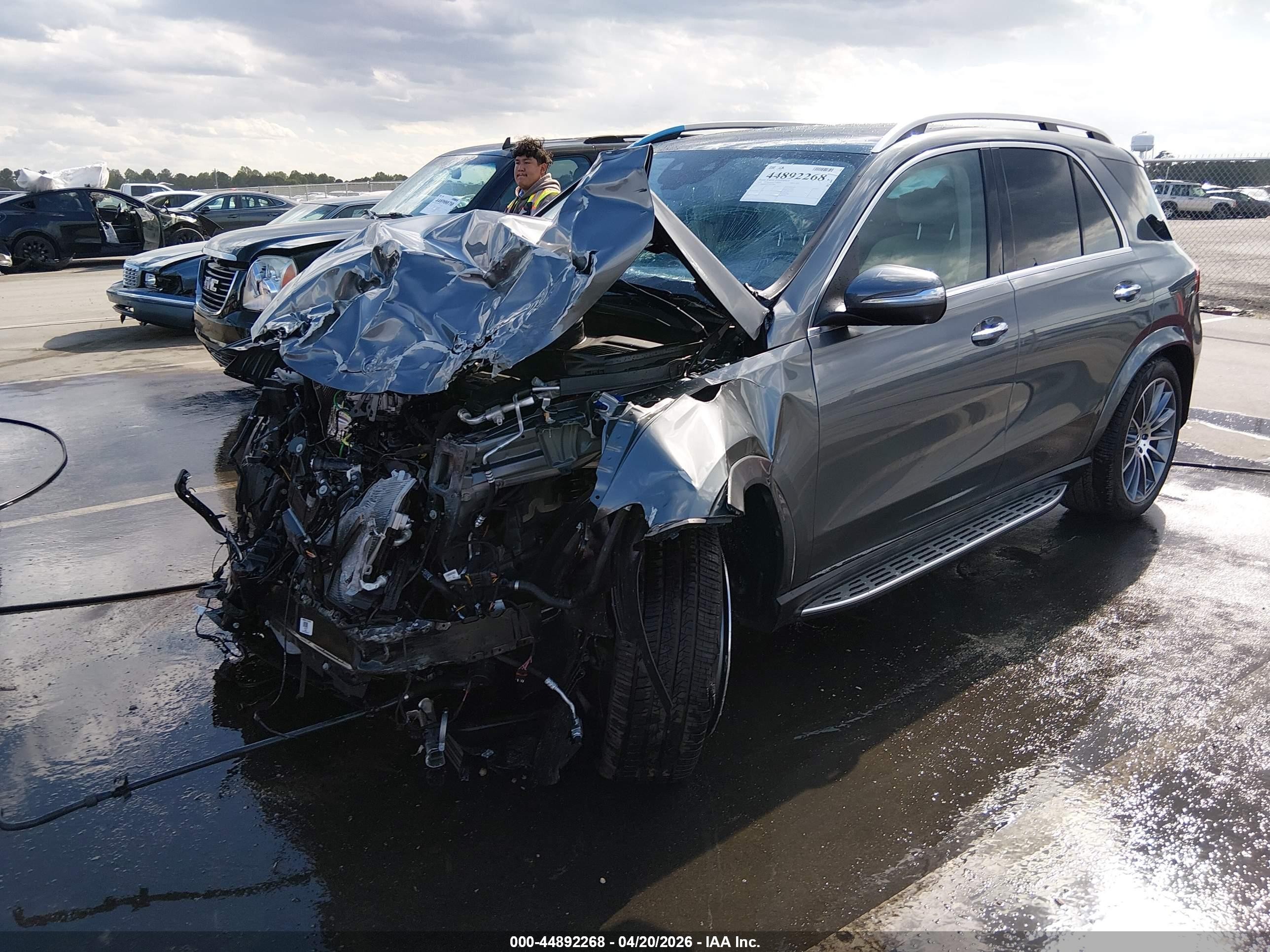 2026 Mercedes-benz Gle 450 4matic Gray vin: 4JGFB5KB3TB614867