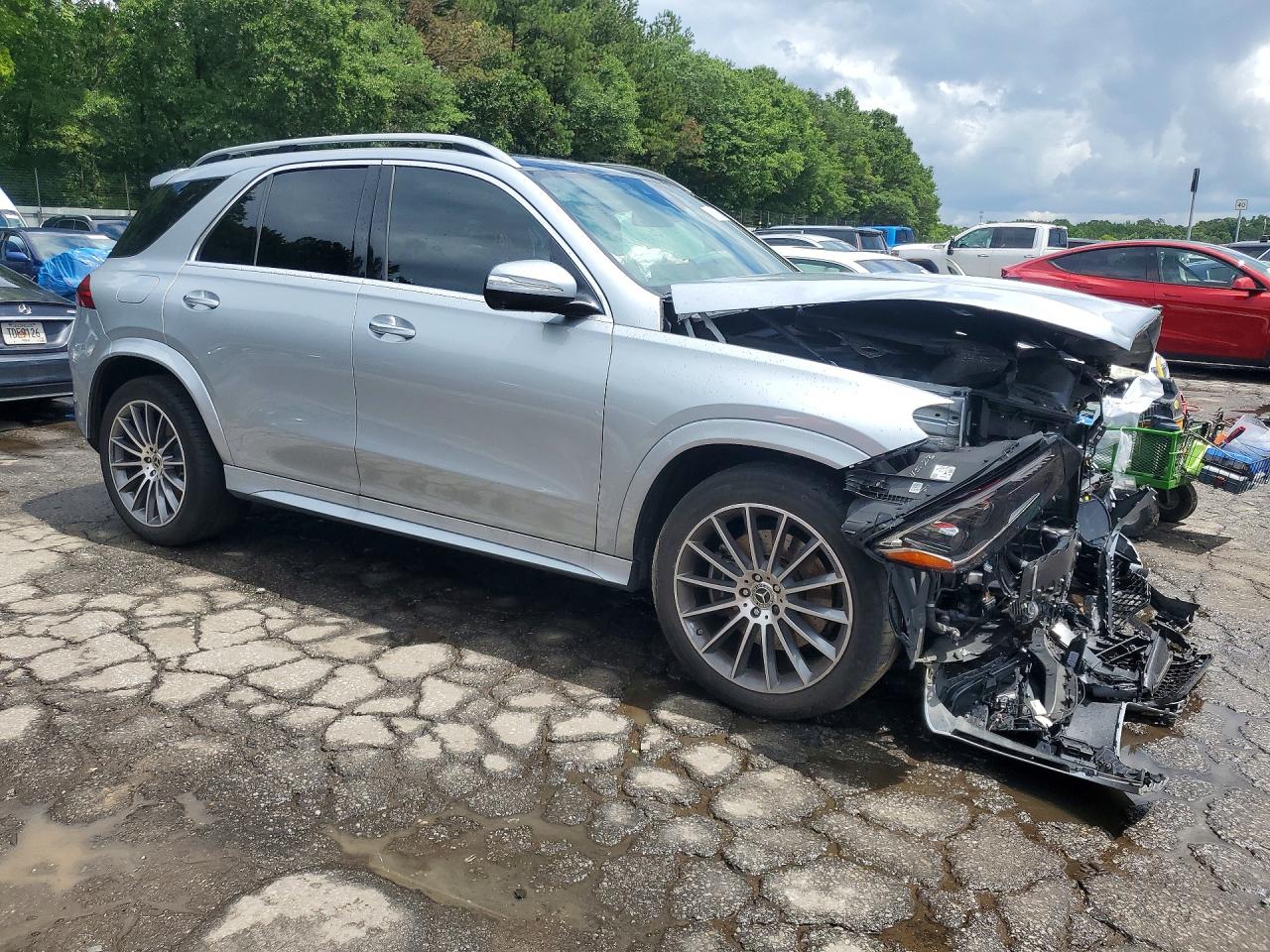 2024 Mercedes-benz Gle 450 4matic Silver vin: 4JGFB5KB6RB011517
