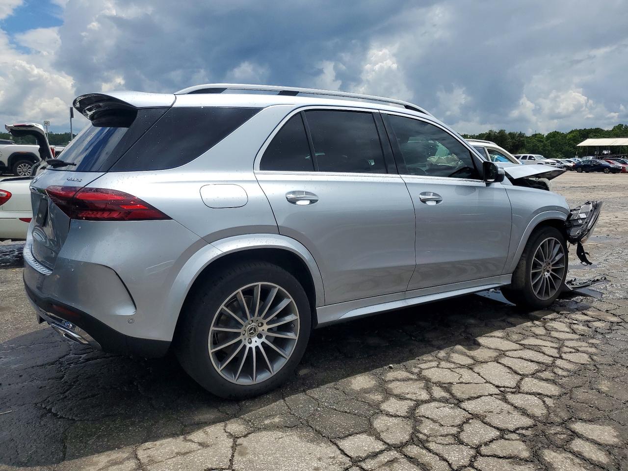 2024 Mercedes-benz Gle 450 4matic Silver vin: 4JGFB5KB6RB011517