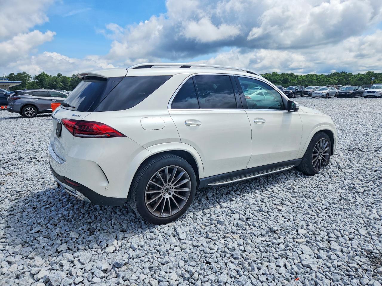 2021 Mercedes-benz Gle 450 4matic White vin: 4JGFB5KB7MA426800
