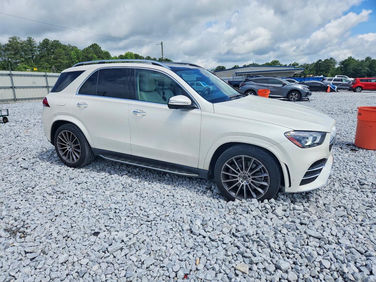 2021 Mercedes-benz Gle 450 4matic White vin: 4JGFB5KB7MA426800