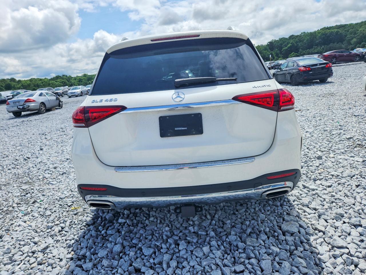 2021 Mercedes-benz Gle 450 4matic White vin: 4JGFB5KB7MA426800