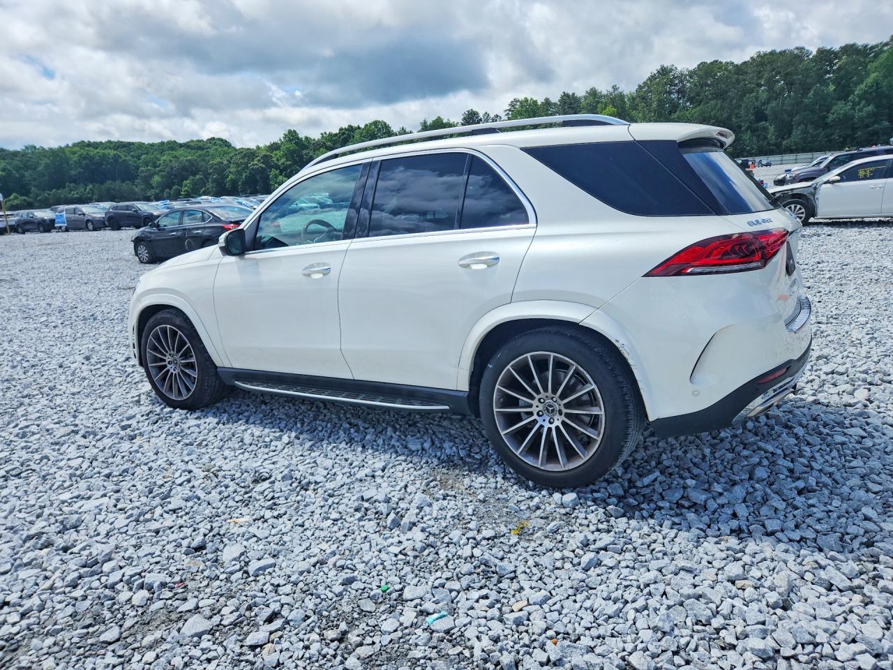 2021 Mercedes-benz Gle 450 4matic White vin: 4JGFB5KB7MA426800