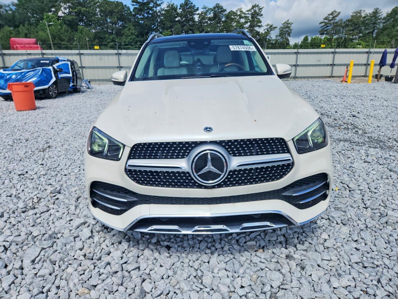 2021 Mercedes-benz Gle 450 4matic White vin: 4JGFB5KB7MA426800